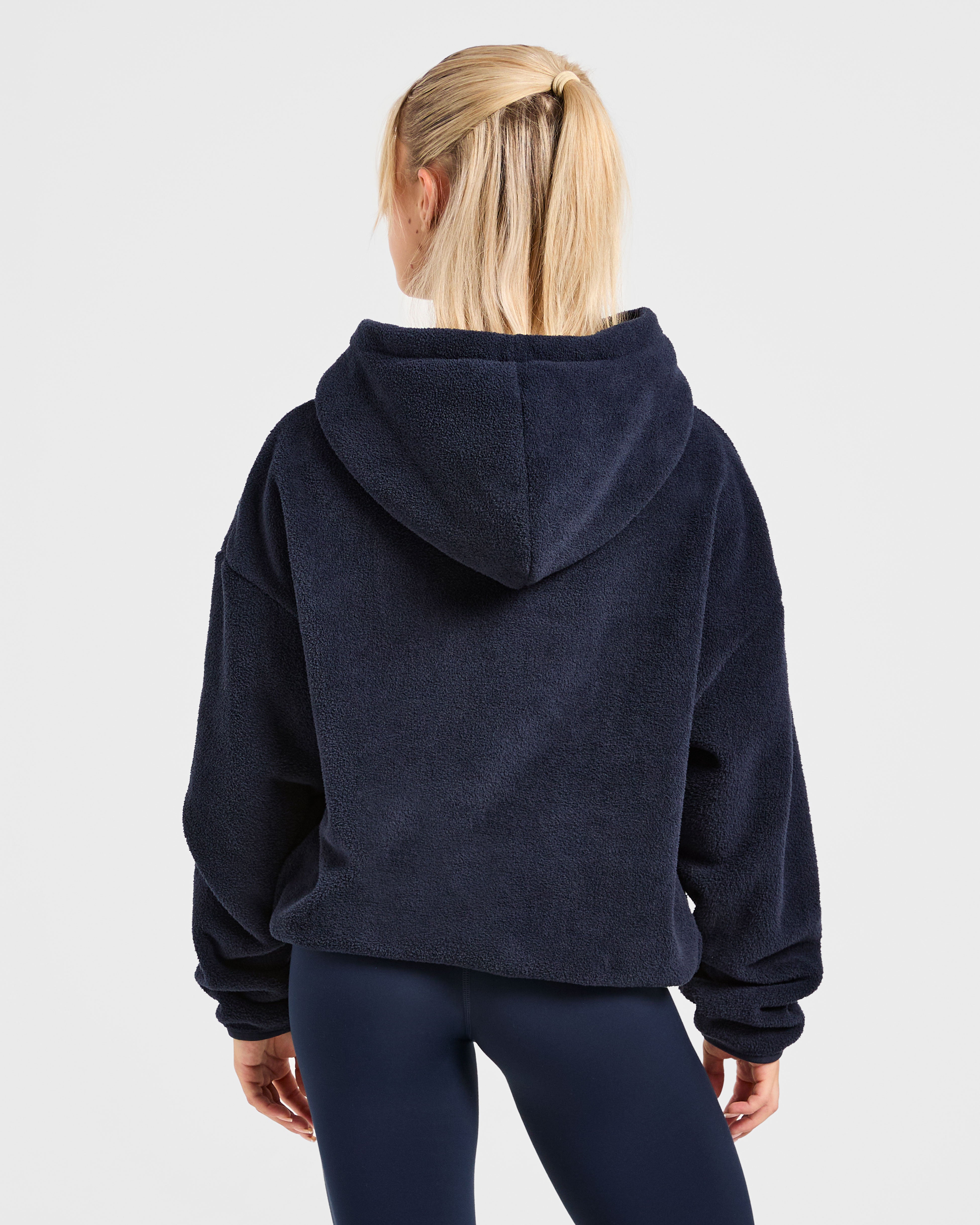 AYBL Sports Oversized Fleece Hoodie - Navy