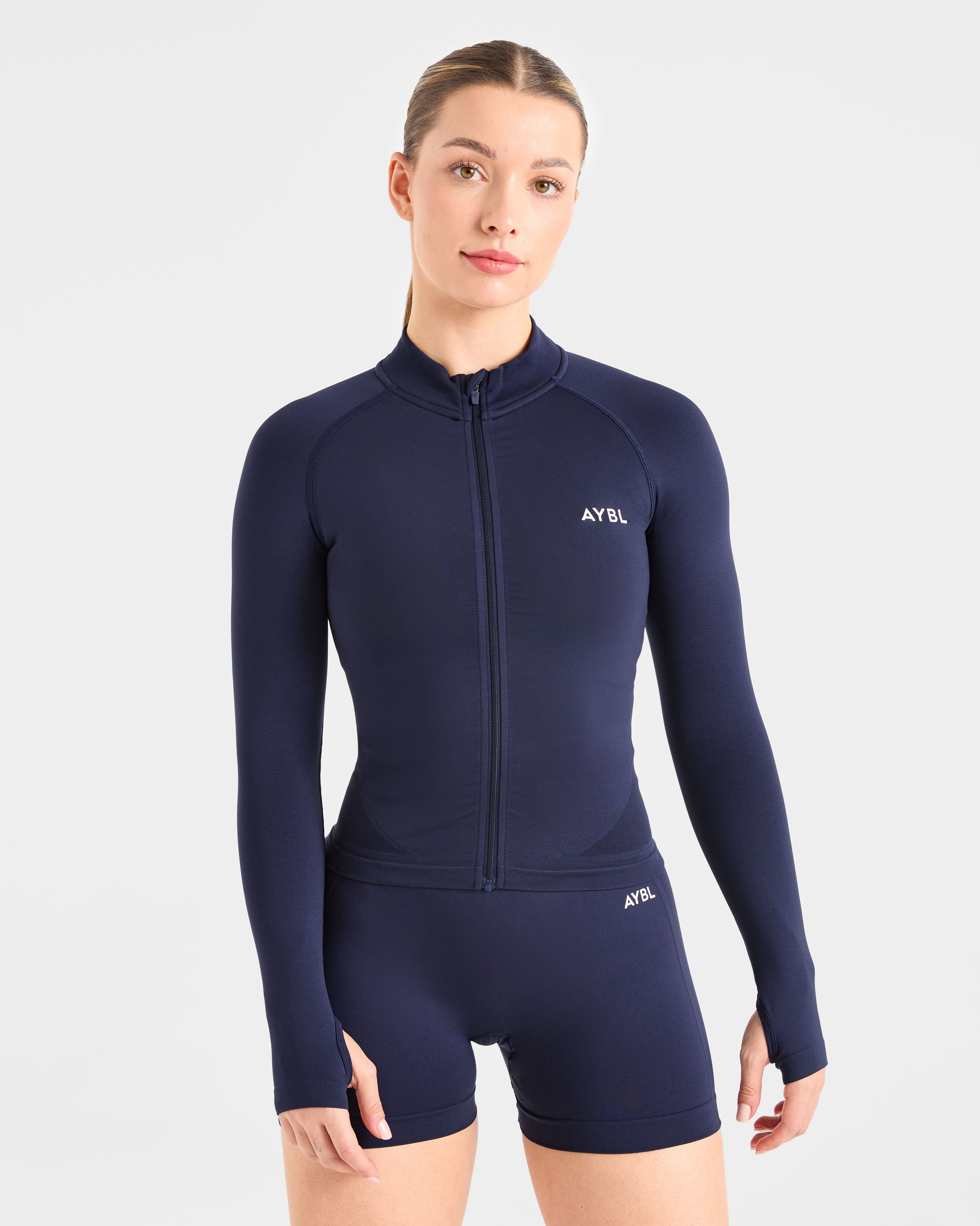 JD Empower Seamless Full Zip Jacket - Navy (Copy)