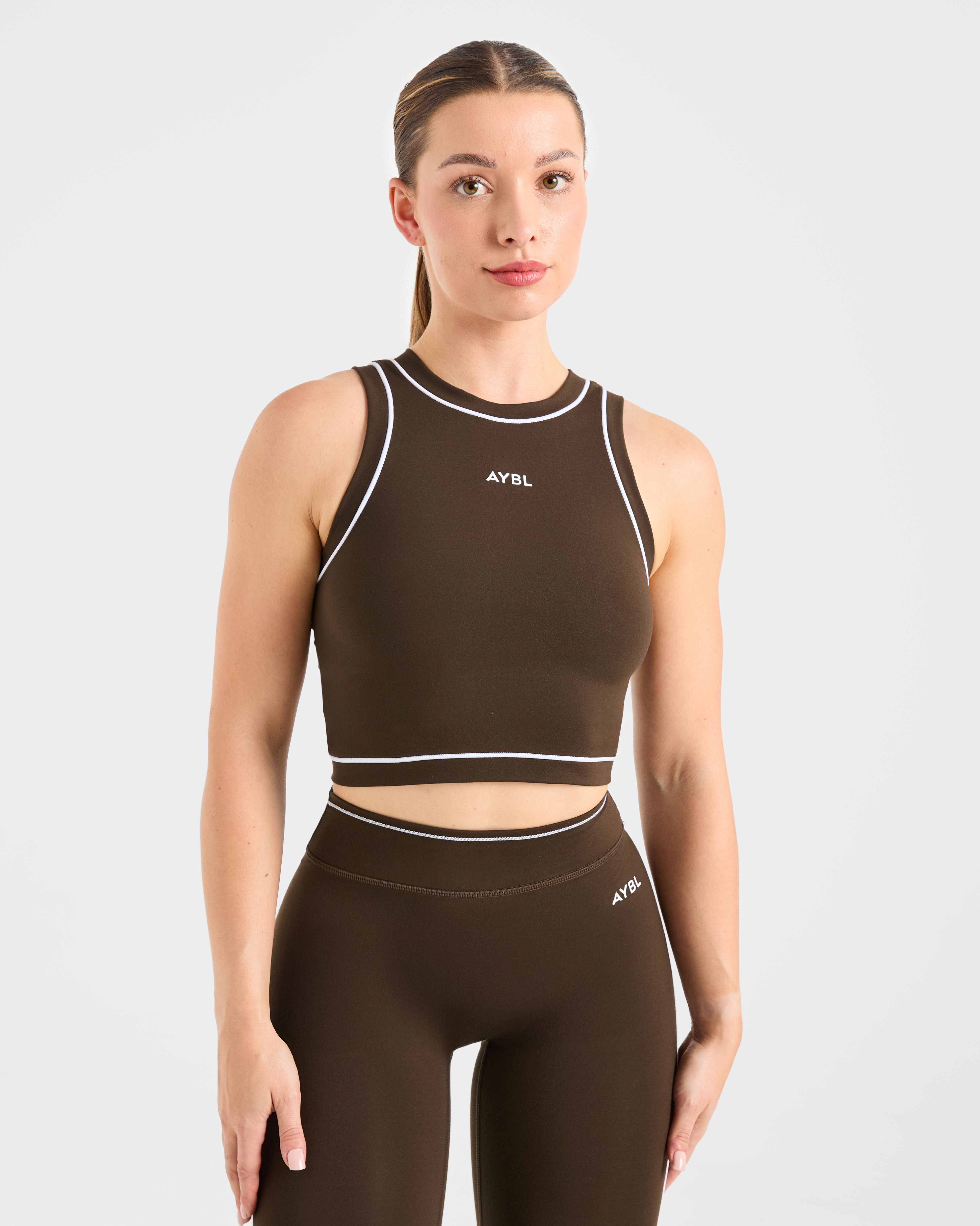 Form Tank Top - Coffee Bean