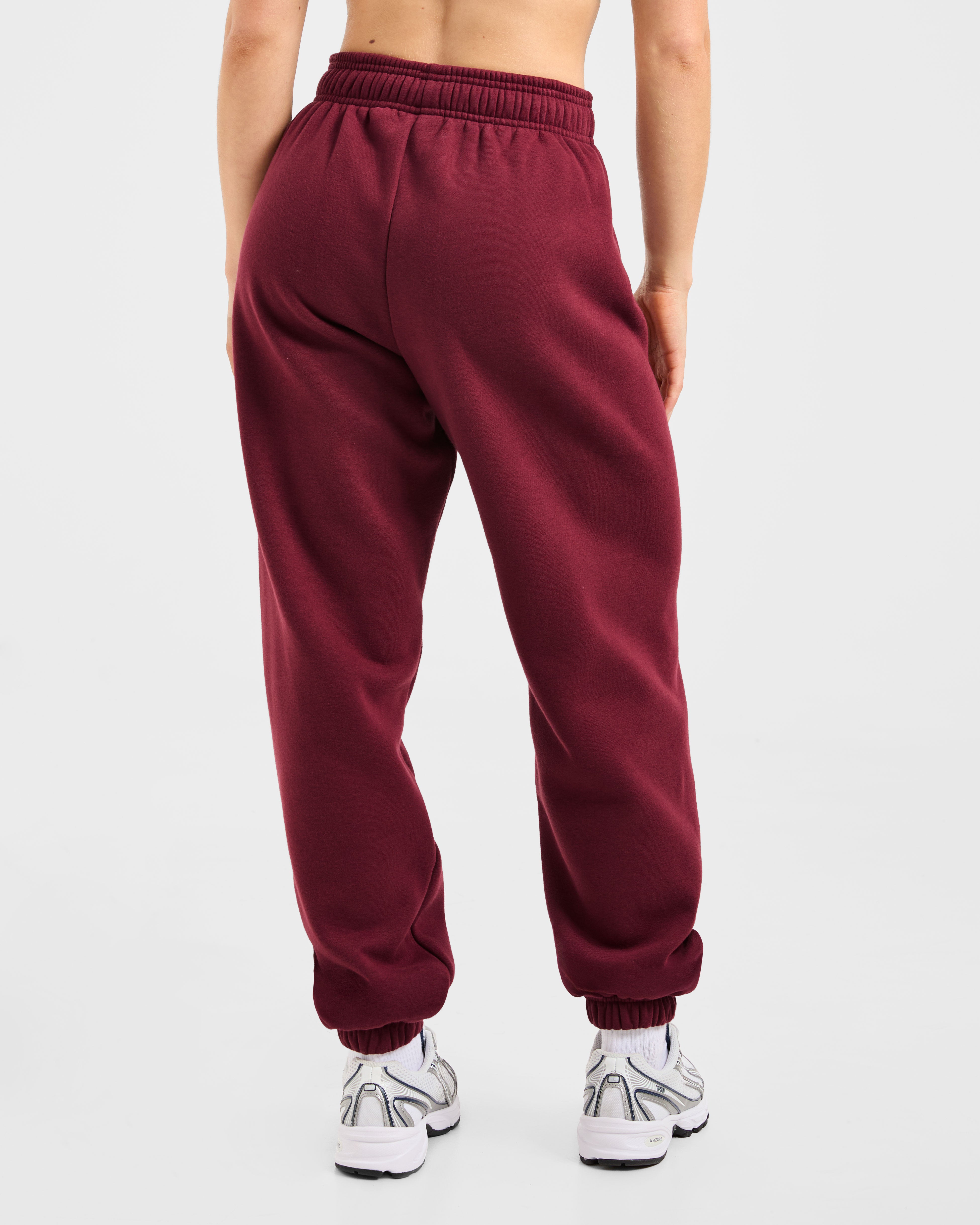 Varsity 2.0 Oversized Joggers - Red Wine