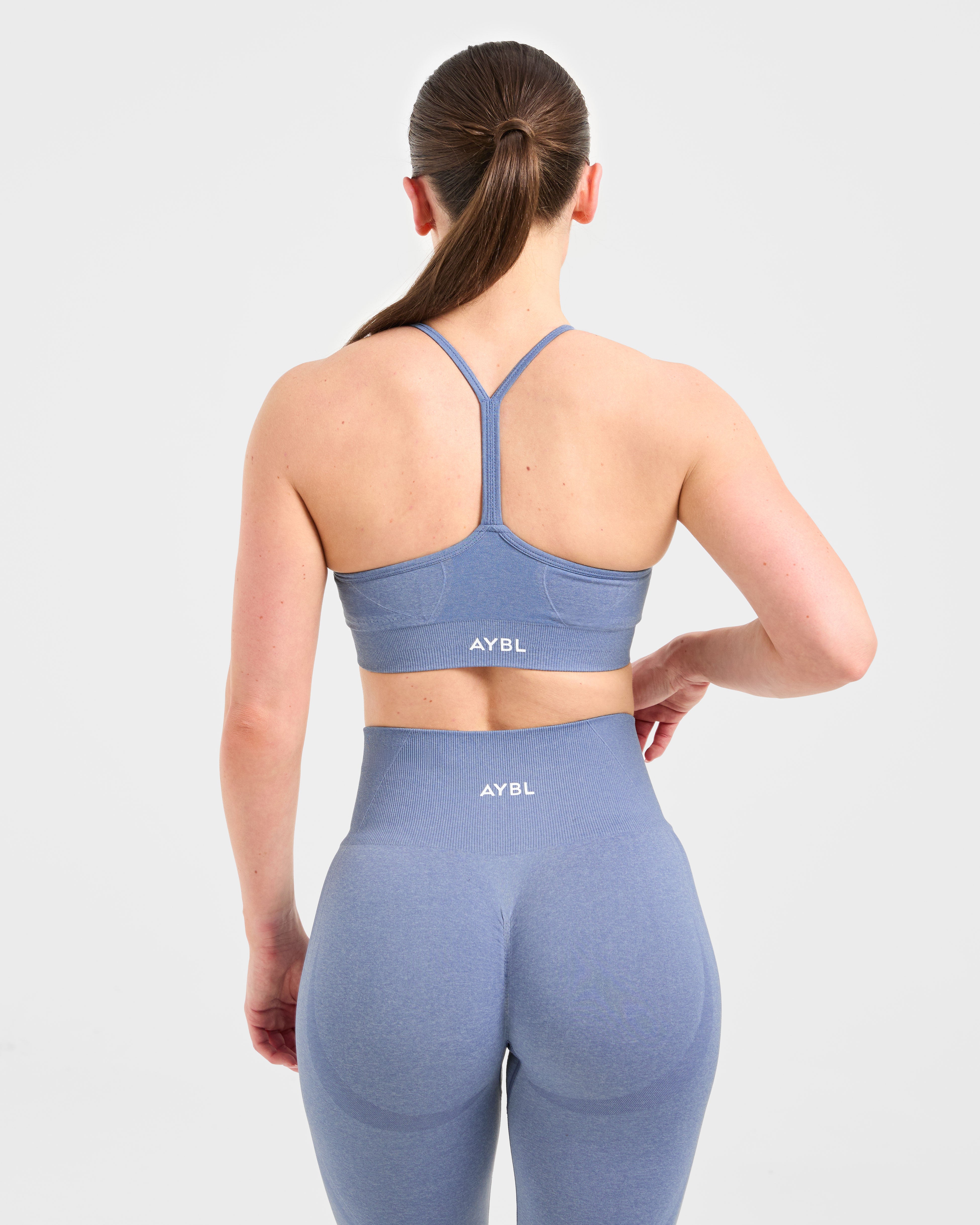 Empower Seamless Sports Bra - Blue Marl