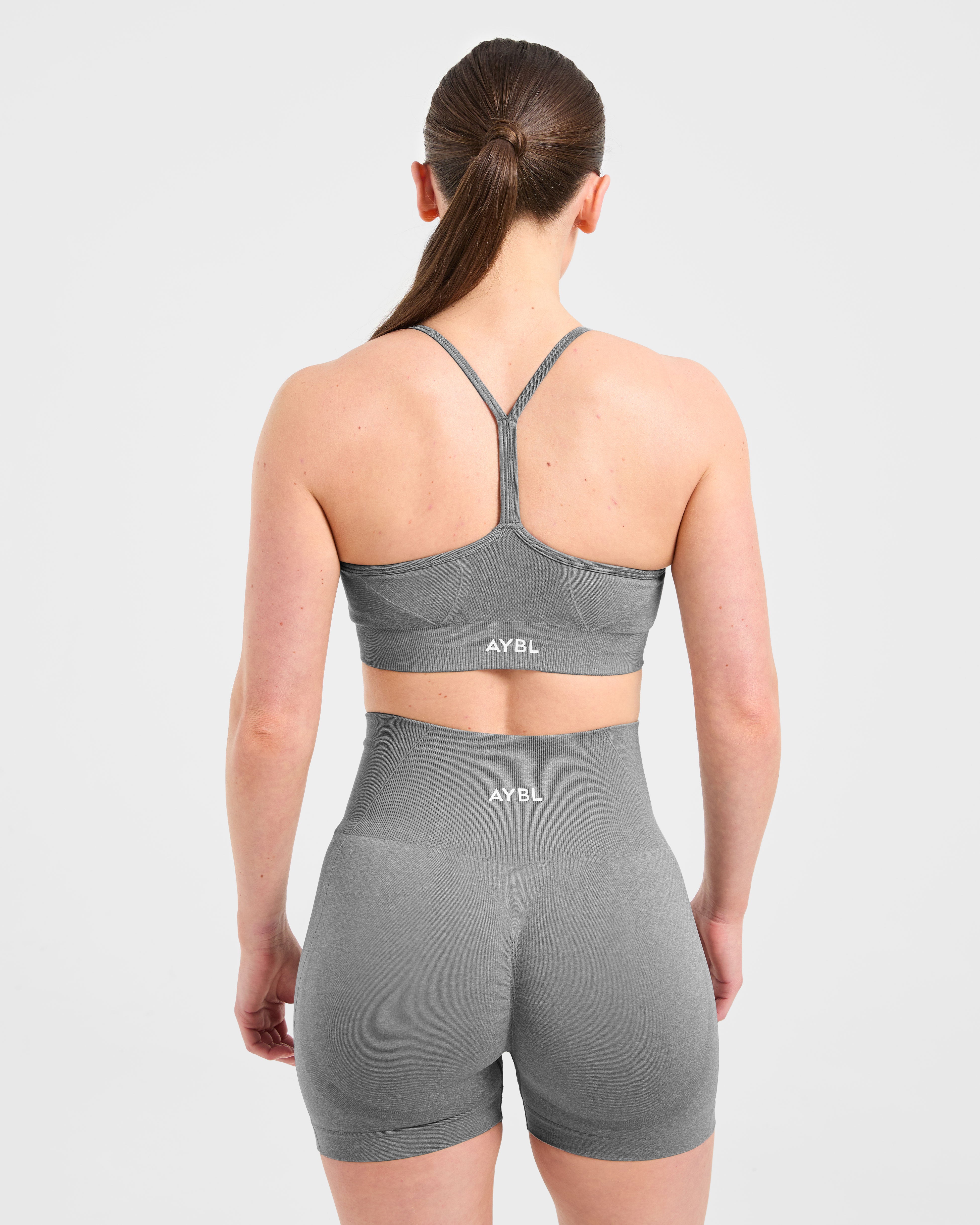 Empower Seamless Sports Bra - Grey Marl