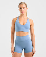 Staple Sports Bra - Slate Blue