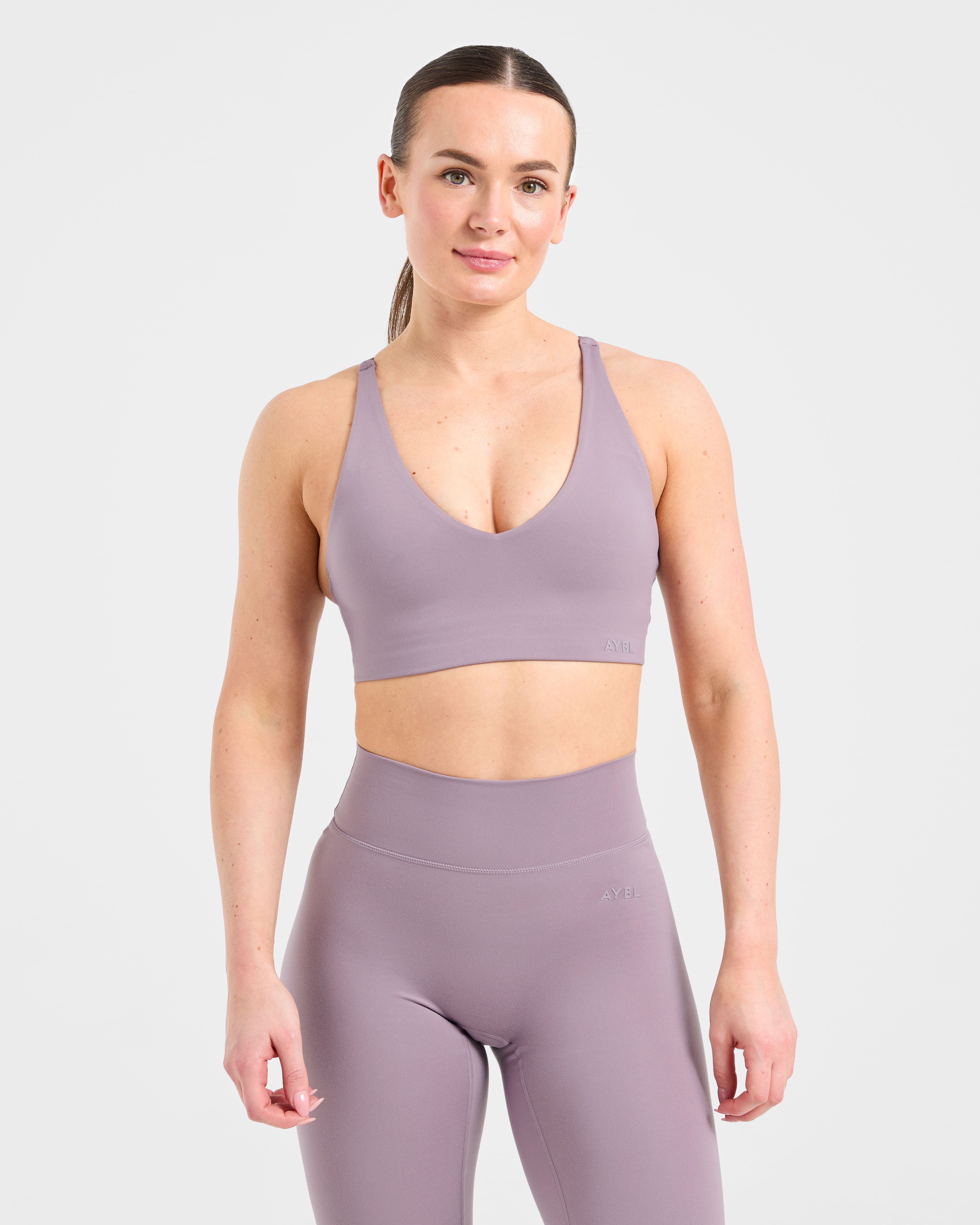 Staple Sports Bra - Mauve Purple