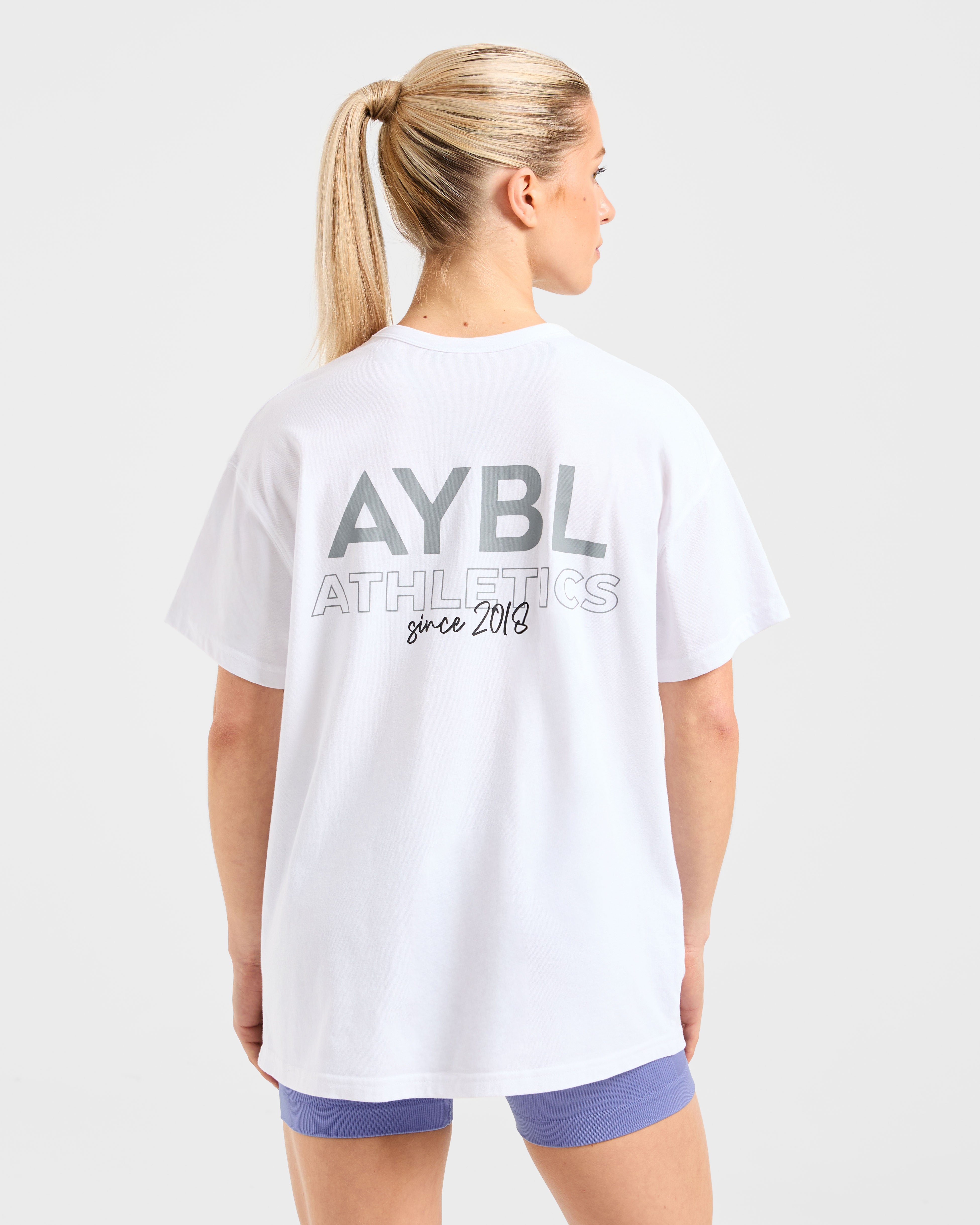 AYBL Athletics Oversized T Shirt - White