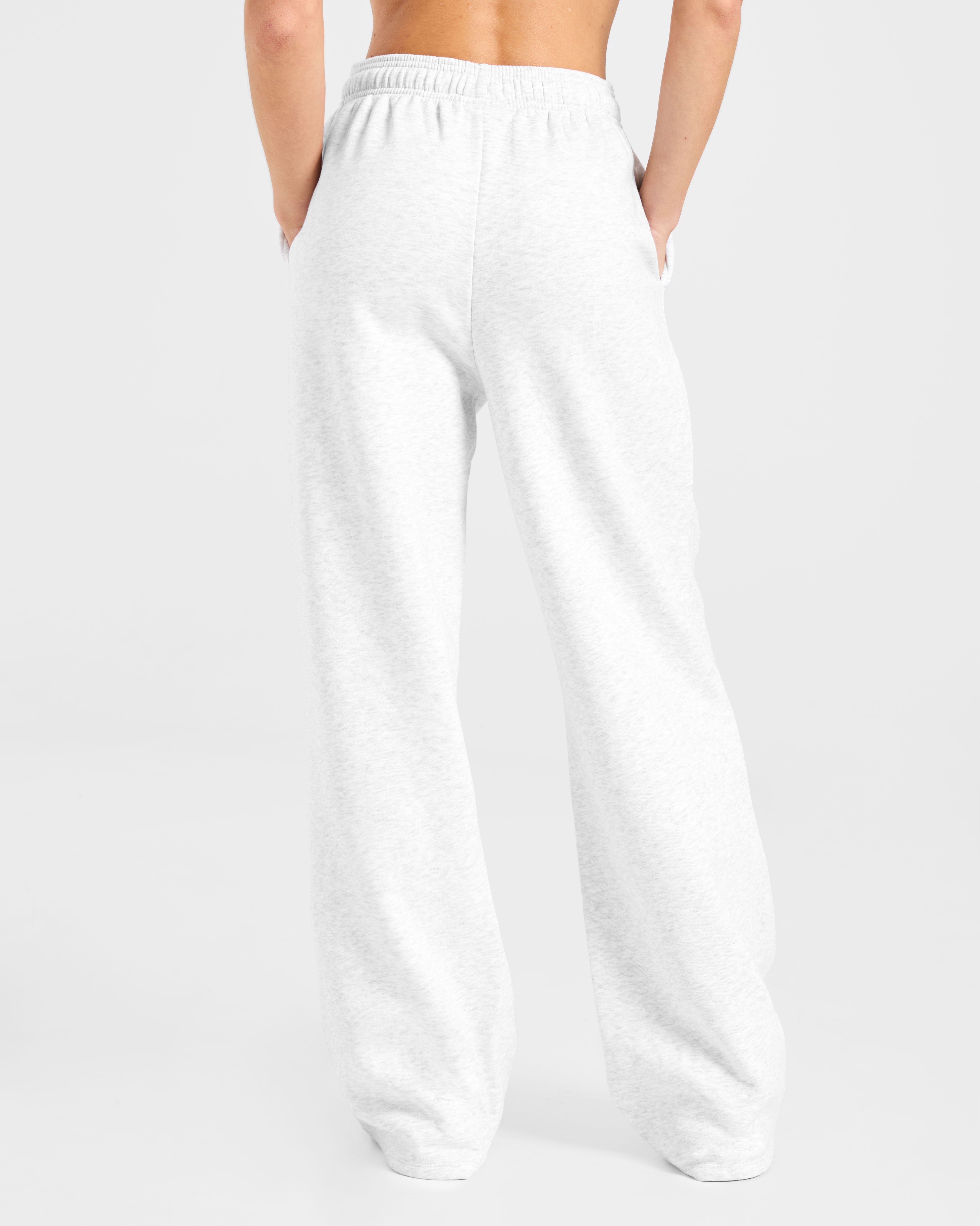 Lifestyle Oversized Straight Leg Joggers - Heather Grey