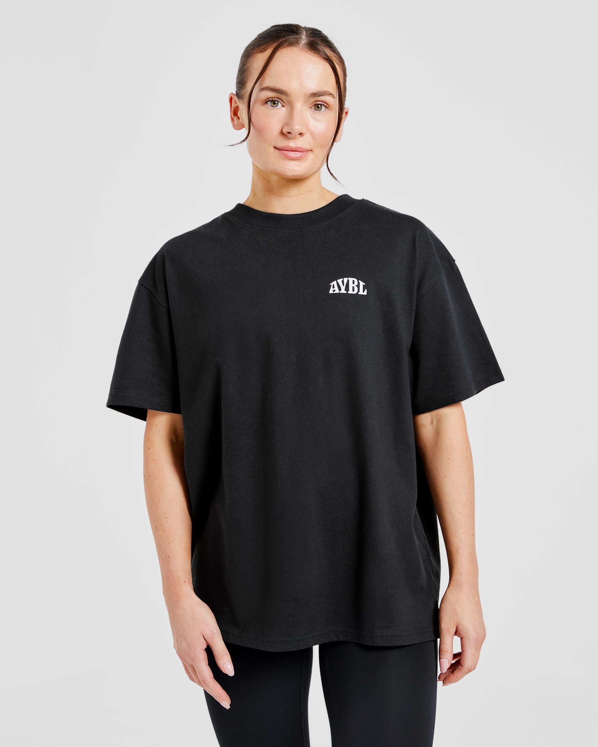 Mind Over Matter Oversized T Shirt - Black