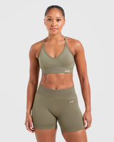 Adapt Seamless Sports Bra - Muted Olive