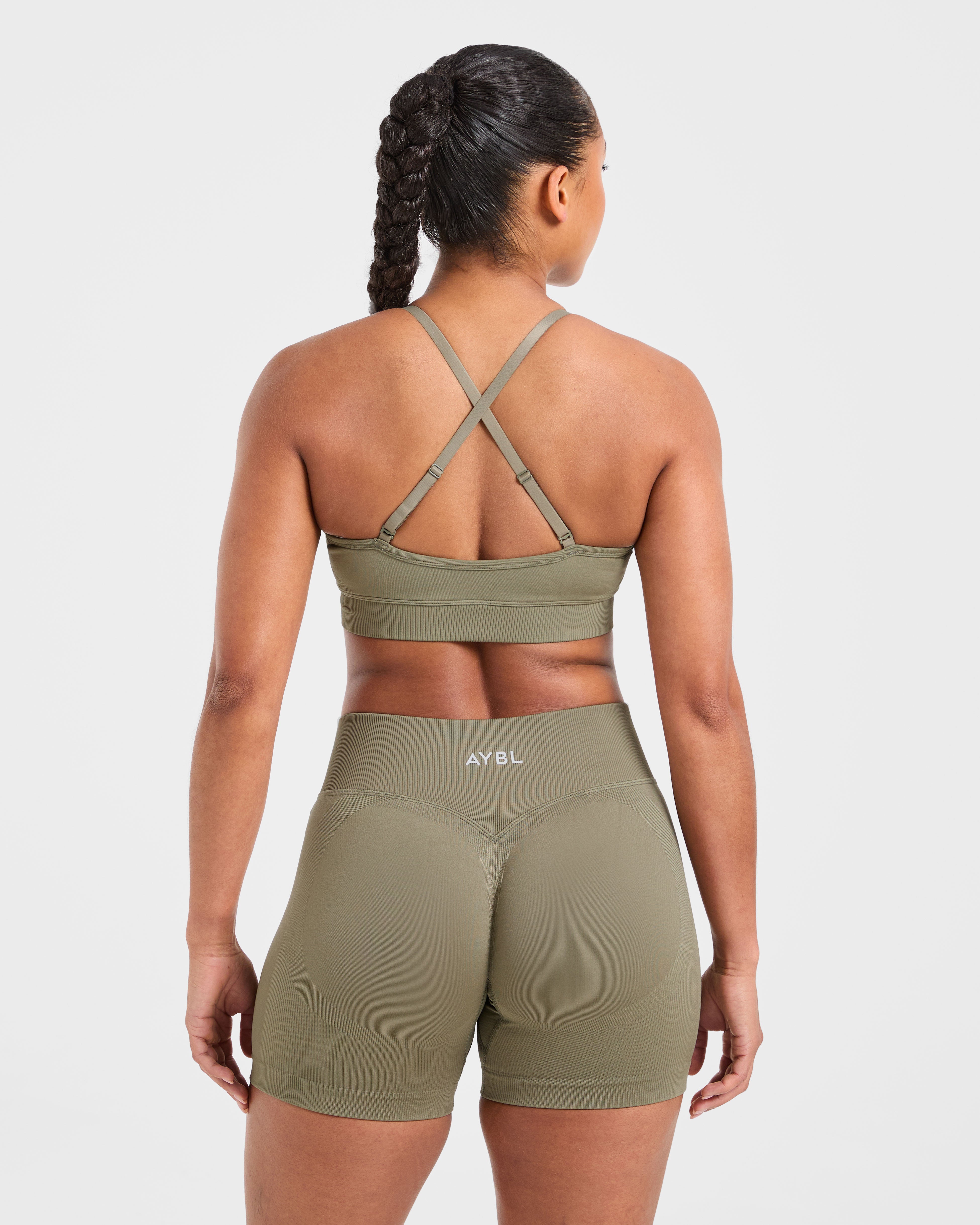 JD Adapt Seamless Sports Bra - Muted Olive