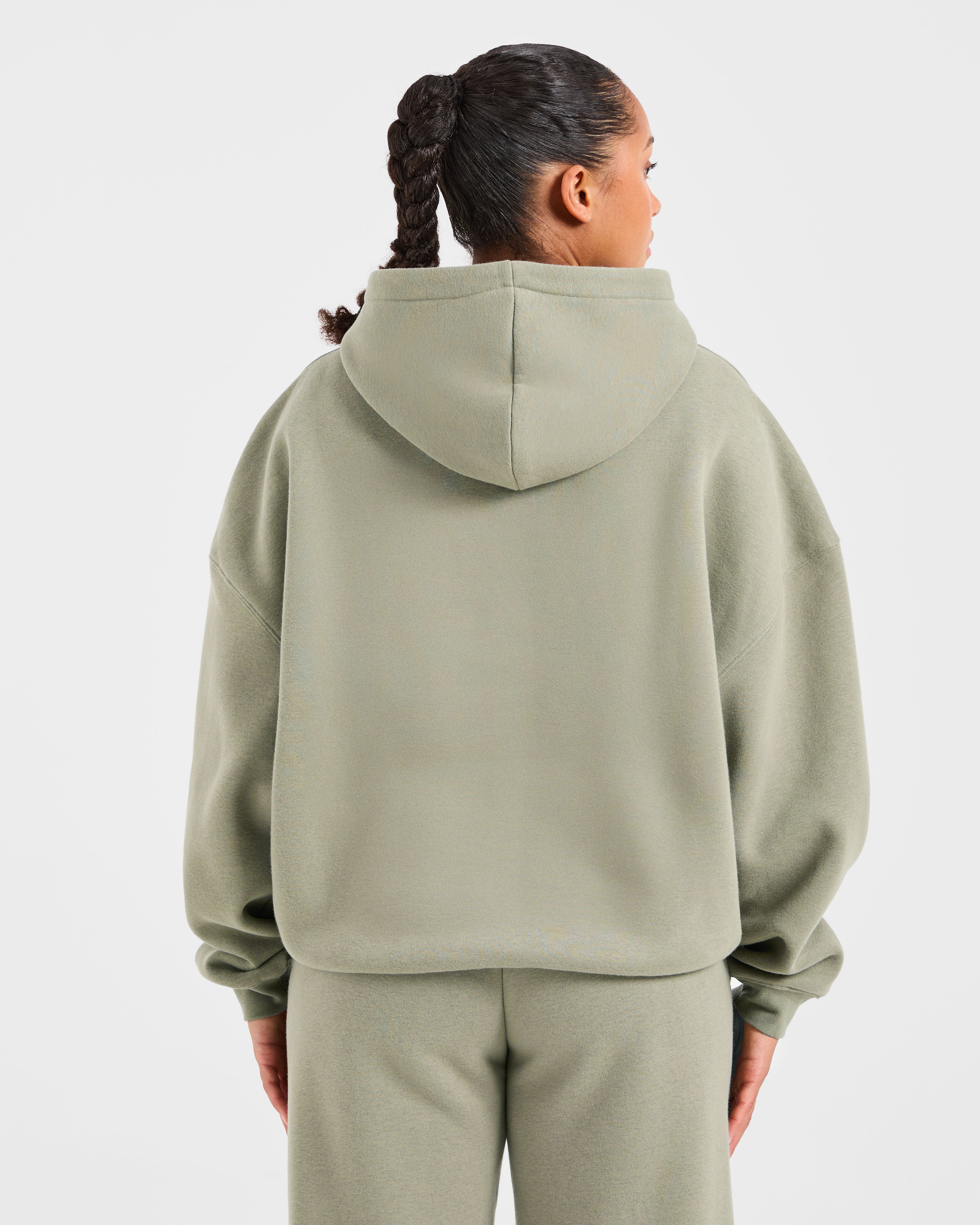 JD Varsity 2.0 Oversized Hoodie - Muted Olive
