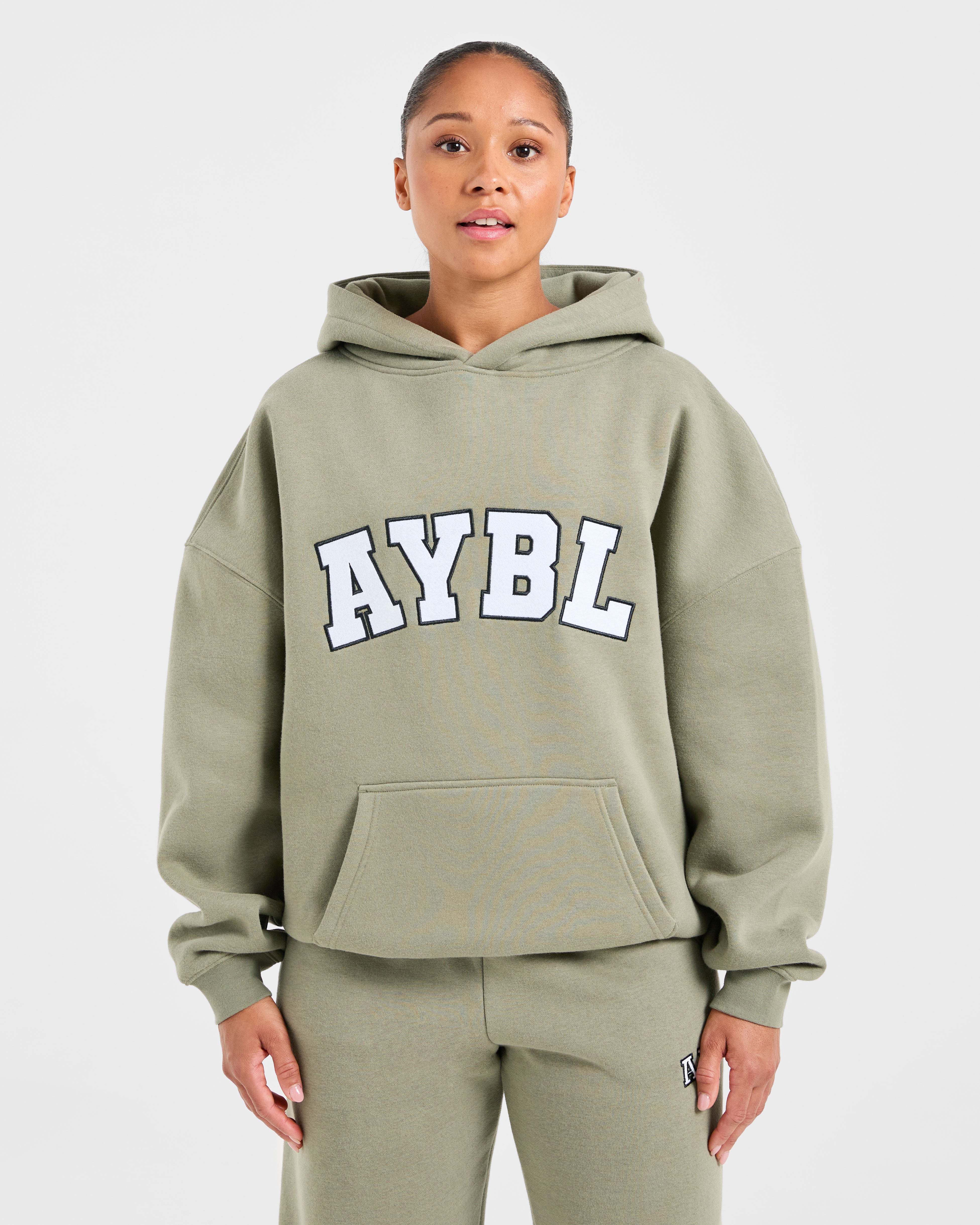 JD Varsity 2.0 Oversized Hoodie - Muted Olive