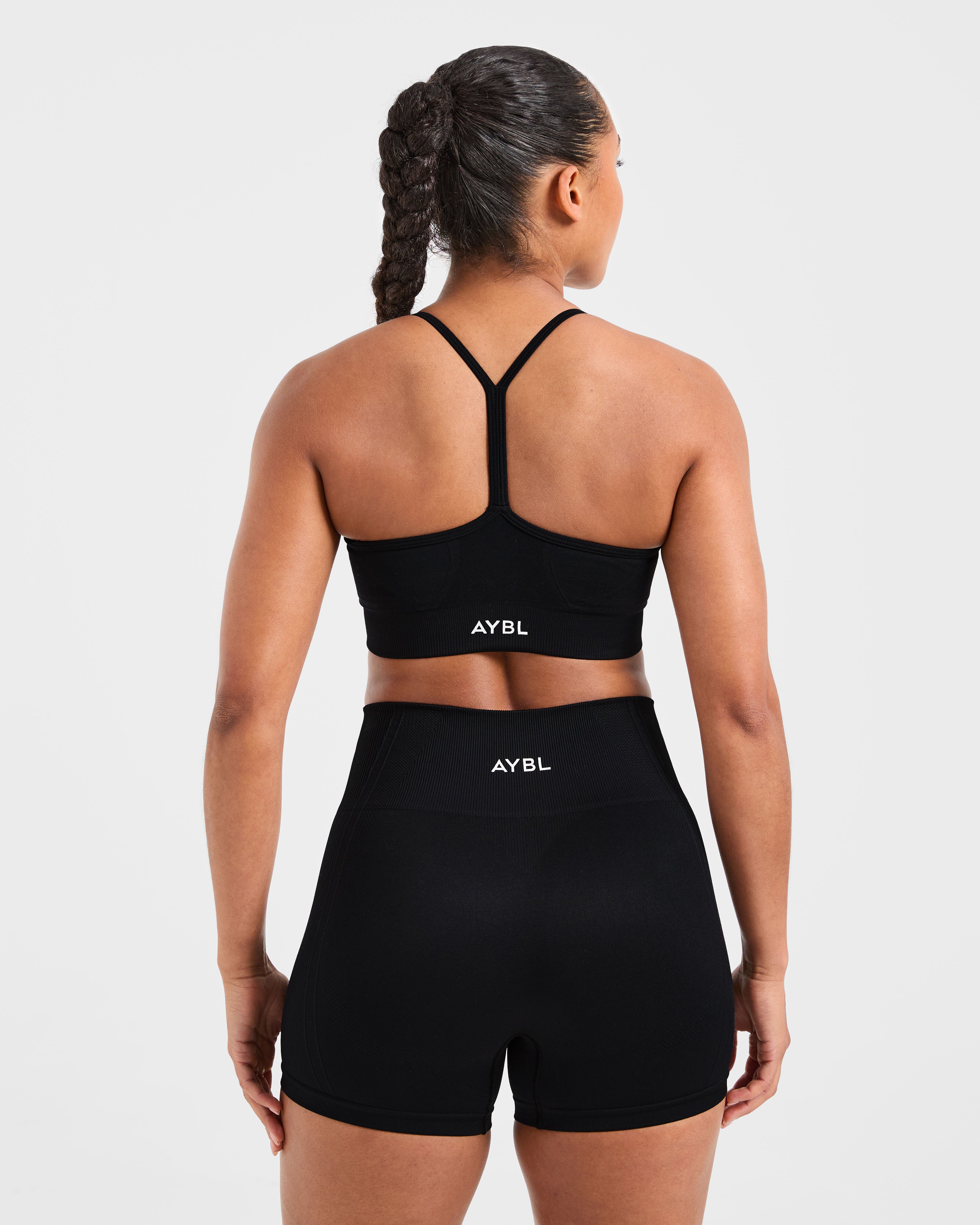 Soutien-gorge de sport sans couture Empower - Noir