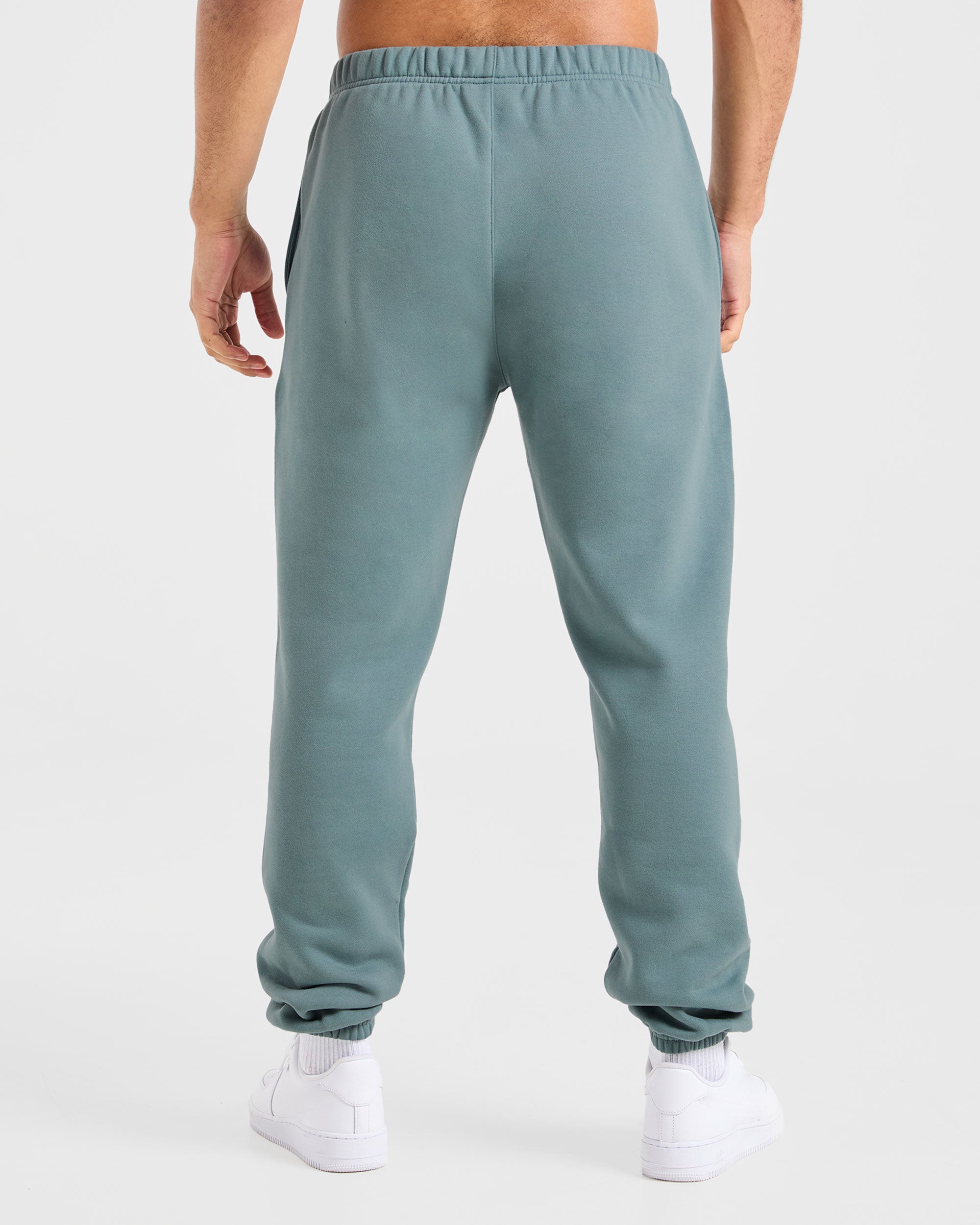 Essential Oversized Joggers - Dusty Blue