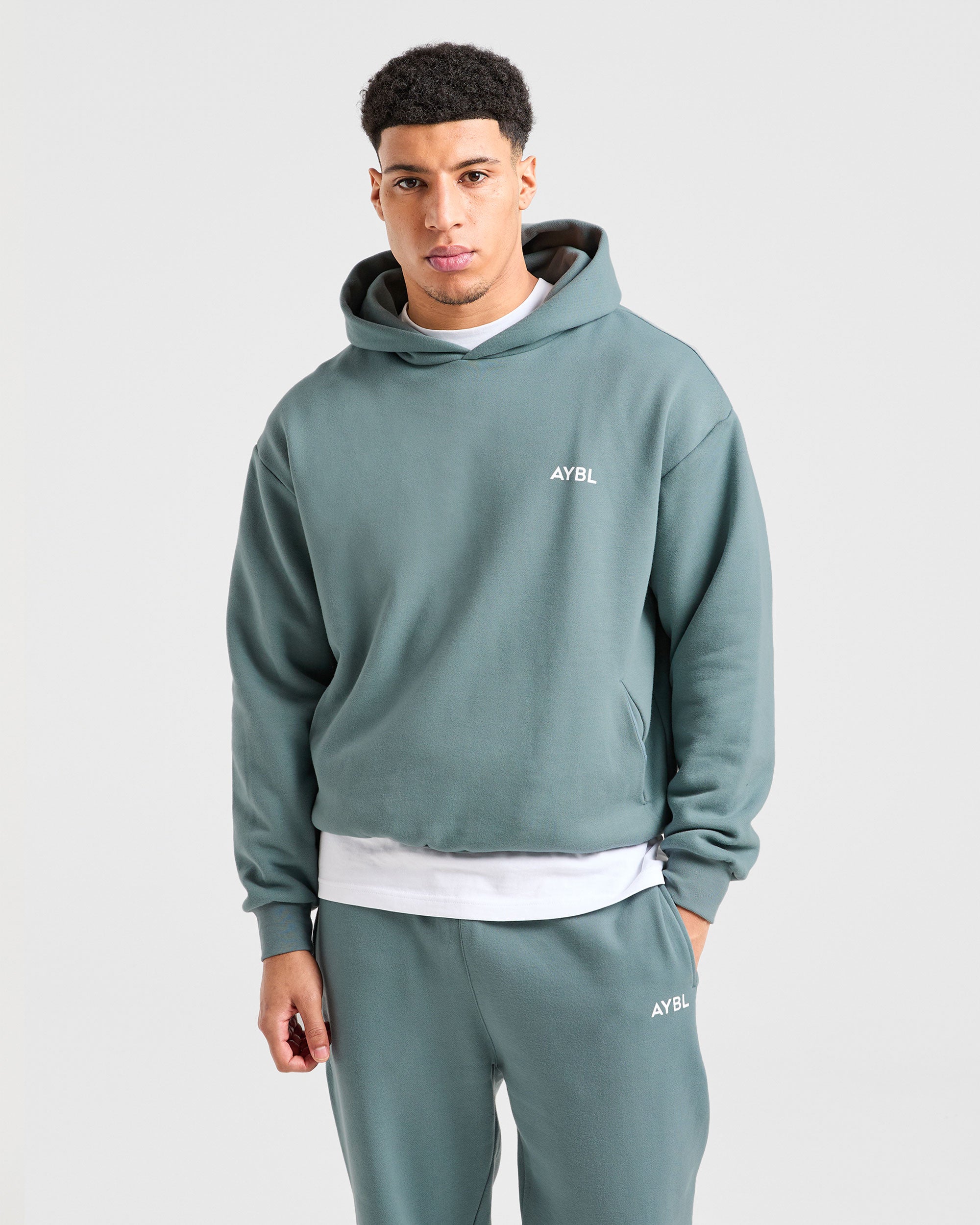 Essential Oversized Hoodie - Dusty Blue