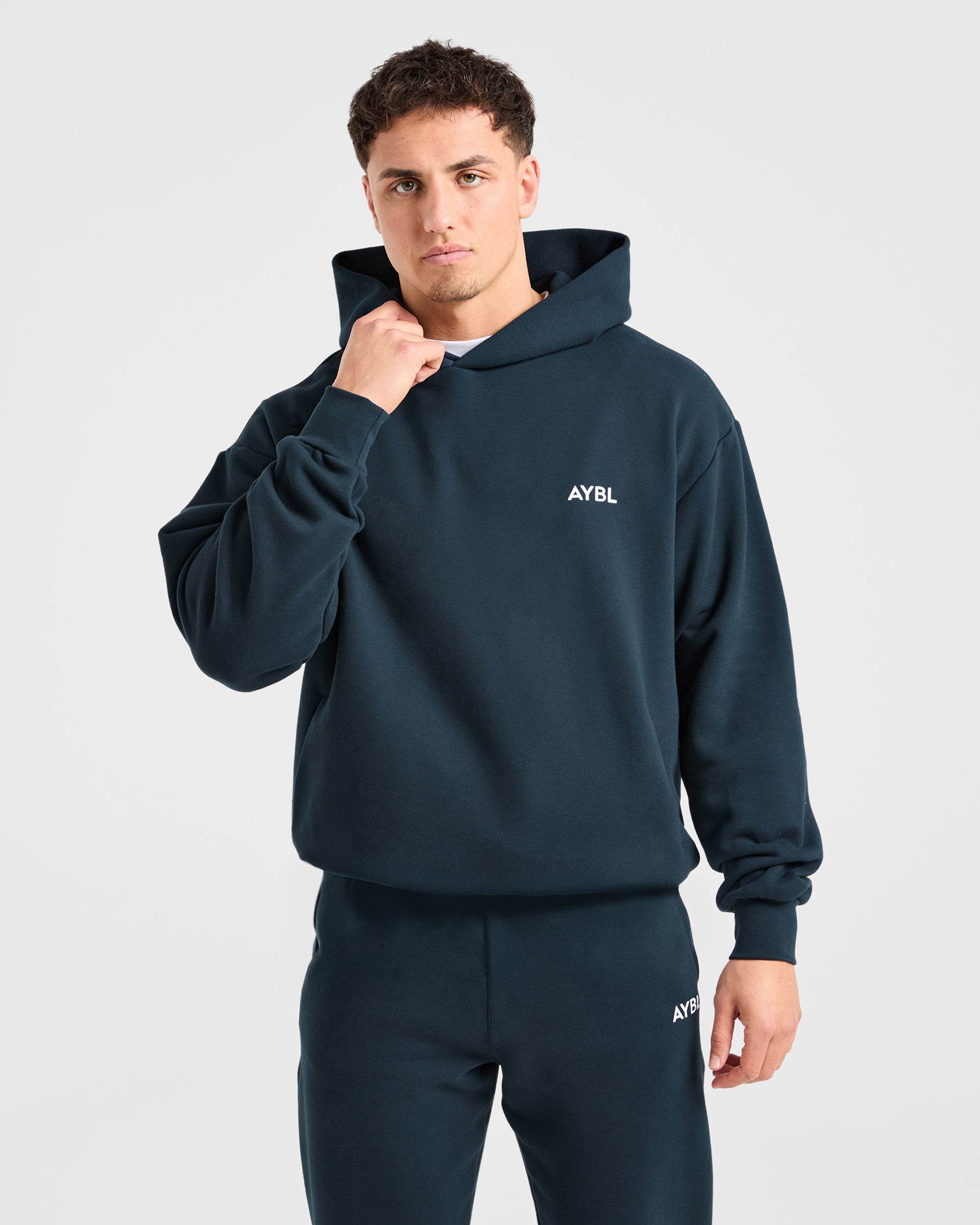 Essential Oversized Hoodie - Navy