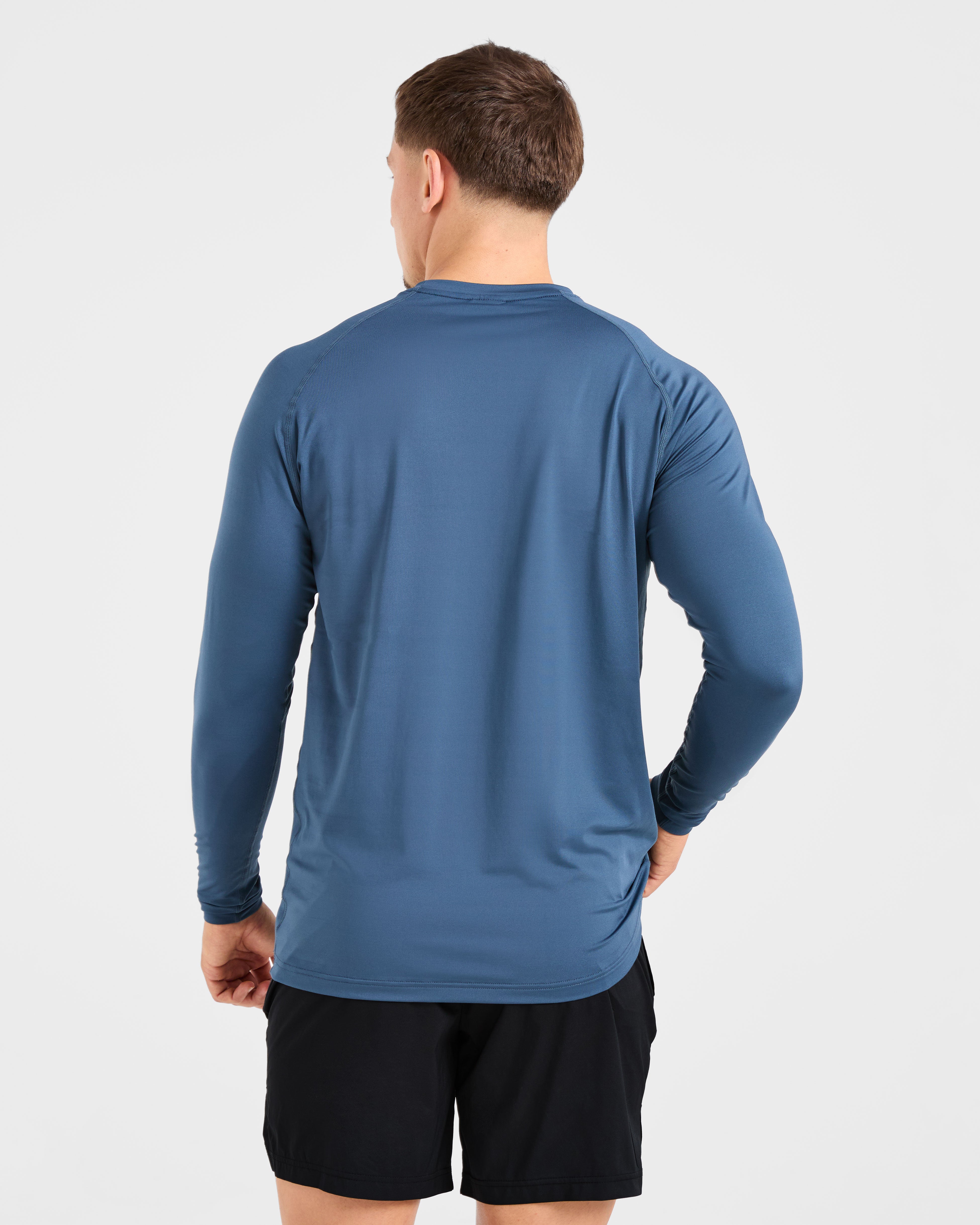 Essential Long Sleeve T Shirt - Deep Teal
