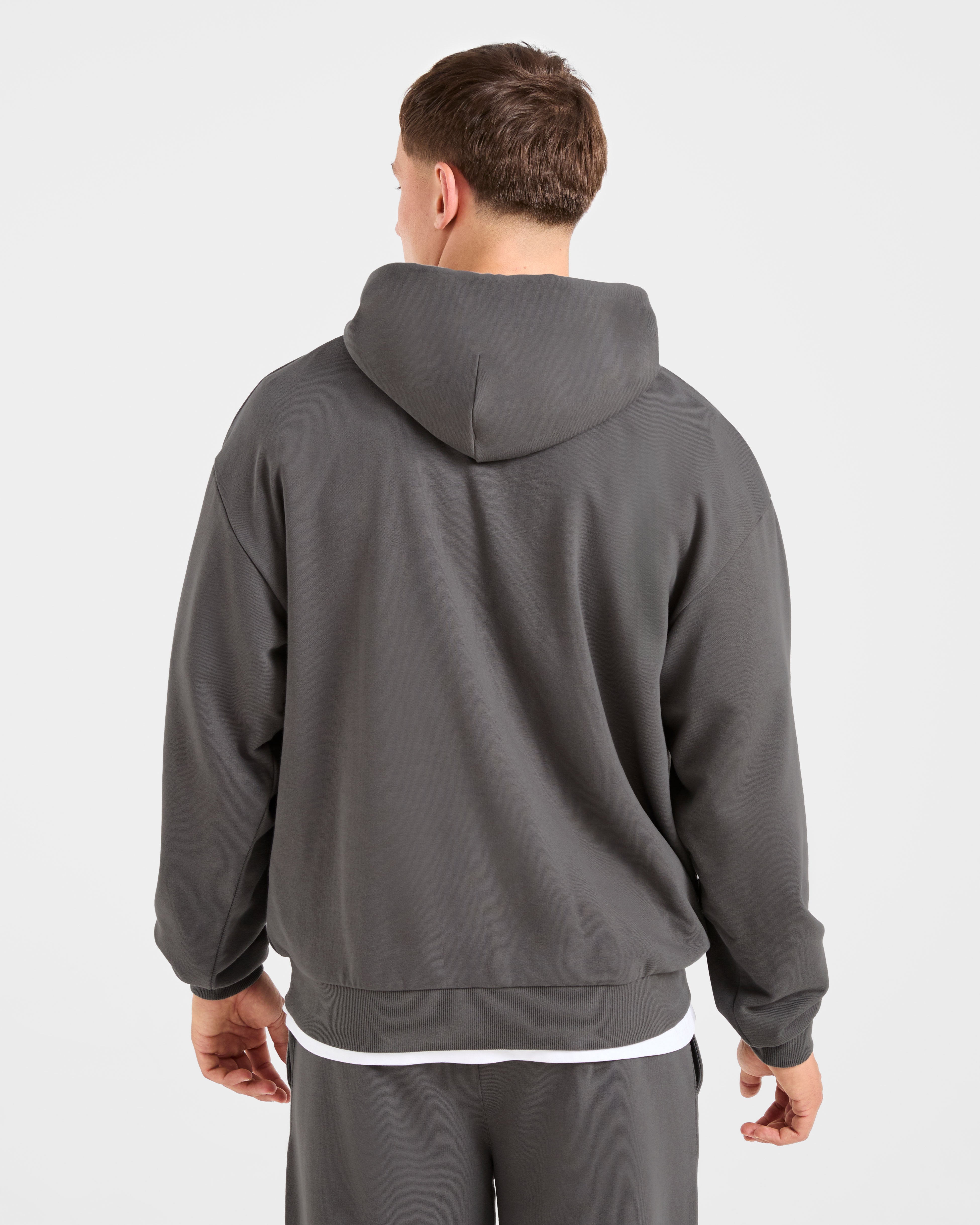 Craft Oversized Hoodie - Charcoal