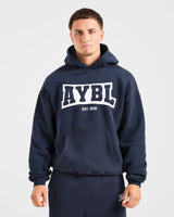 Academy Oversized Hoodie - Navy