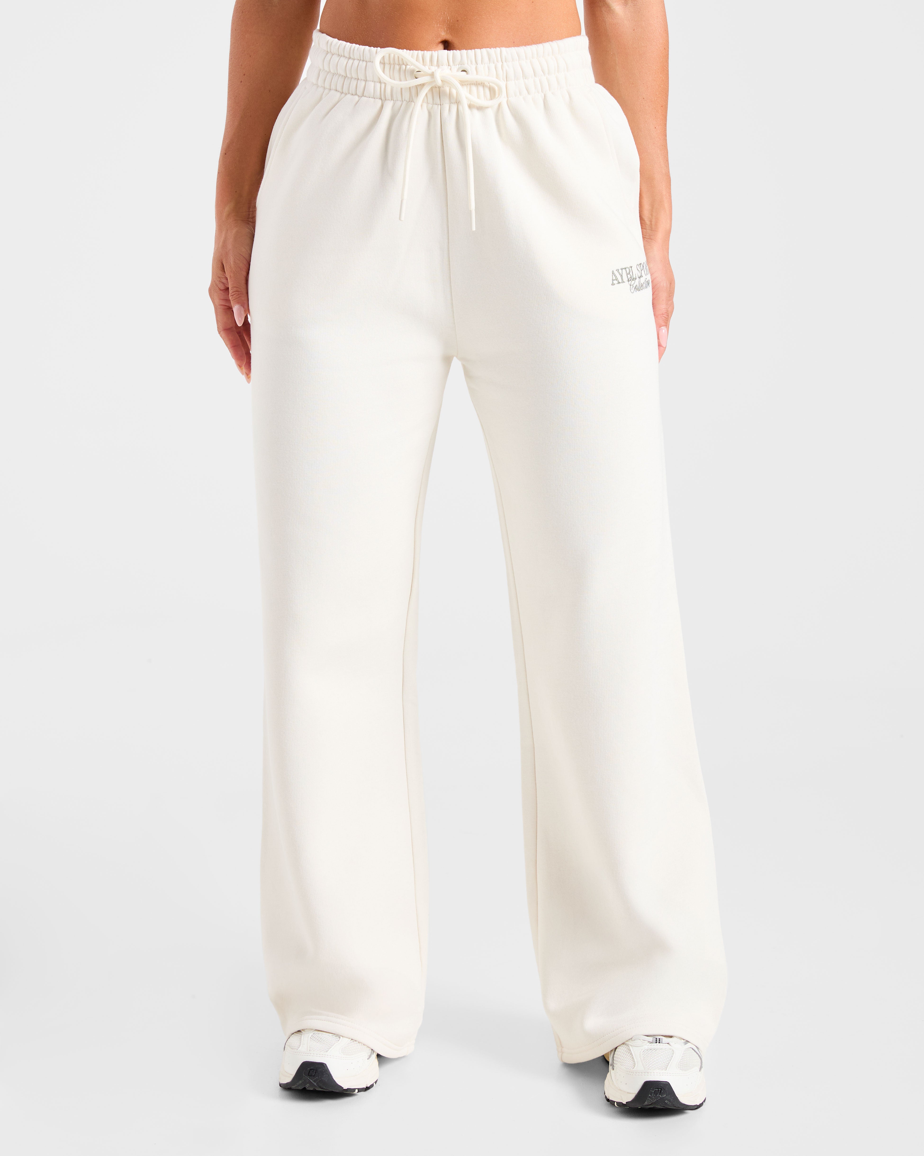 Sports Collective Oversized Straight Leg Joggers - Off White