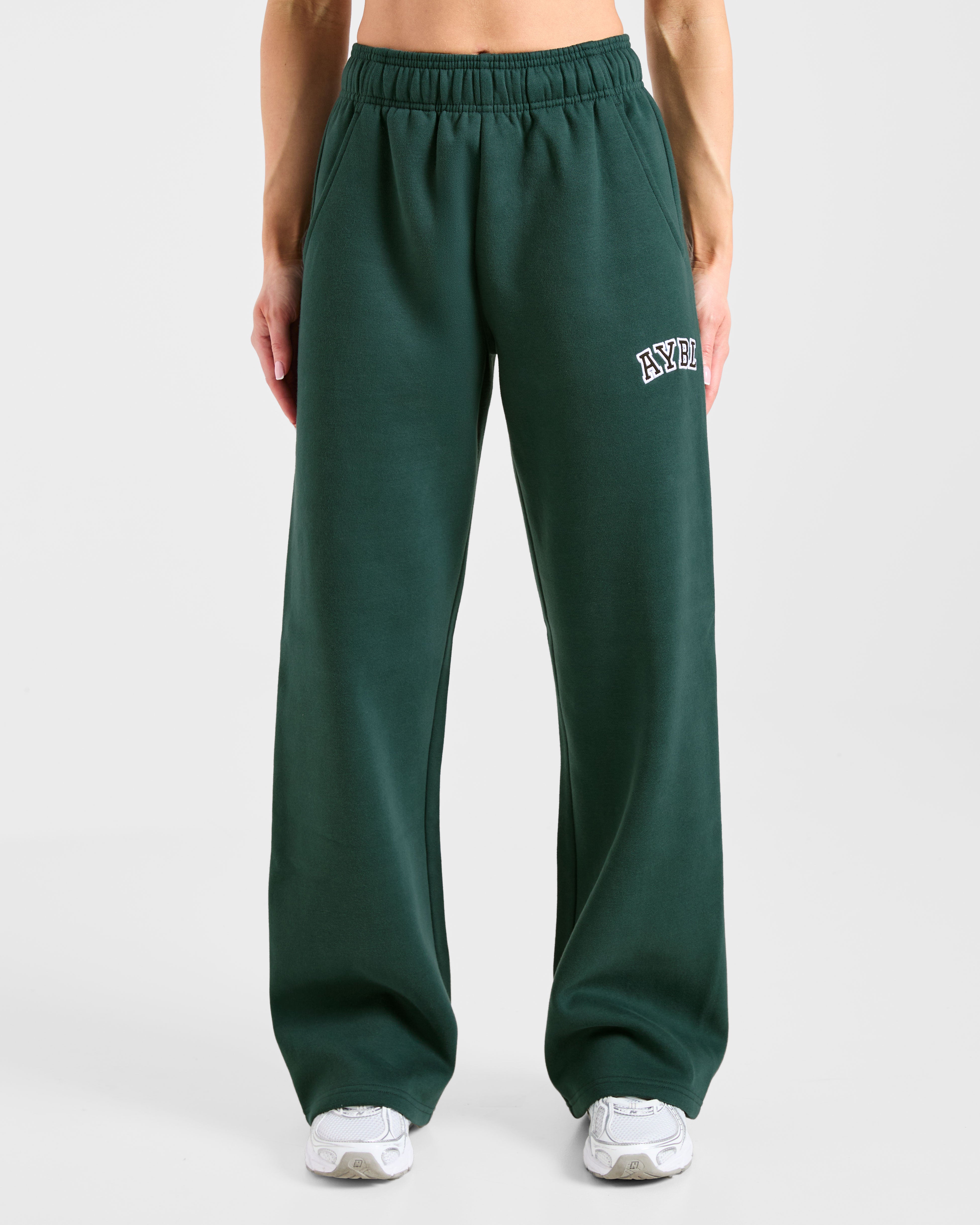 JD Varsity 2.0 Oversized Straight Leg Joggers - Deep Forest (Copy)