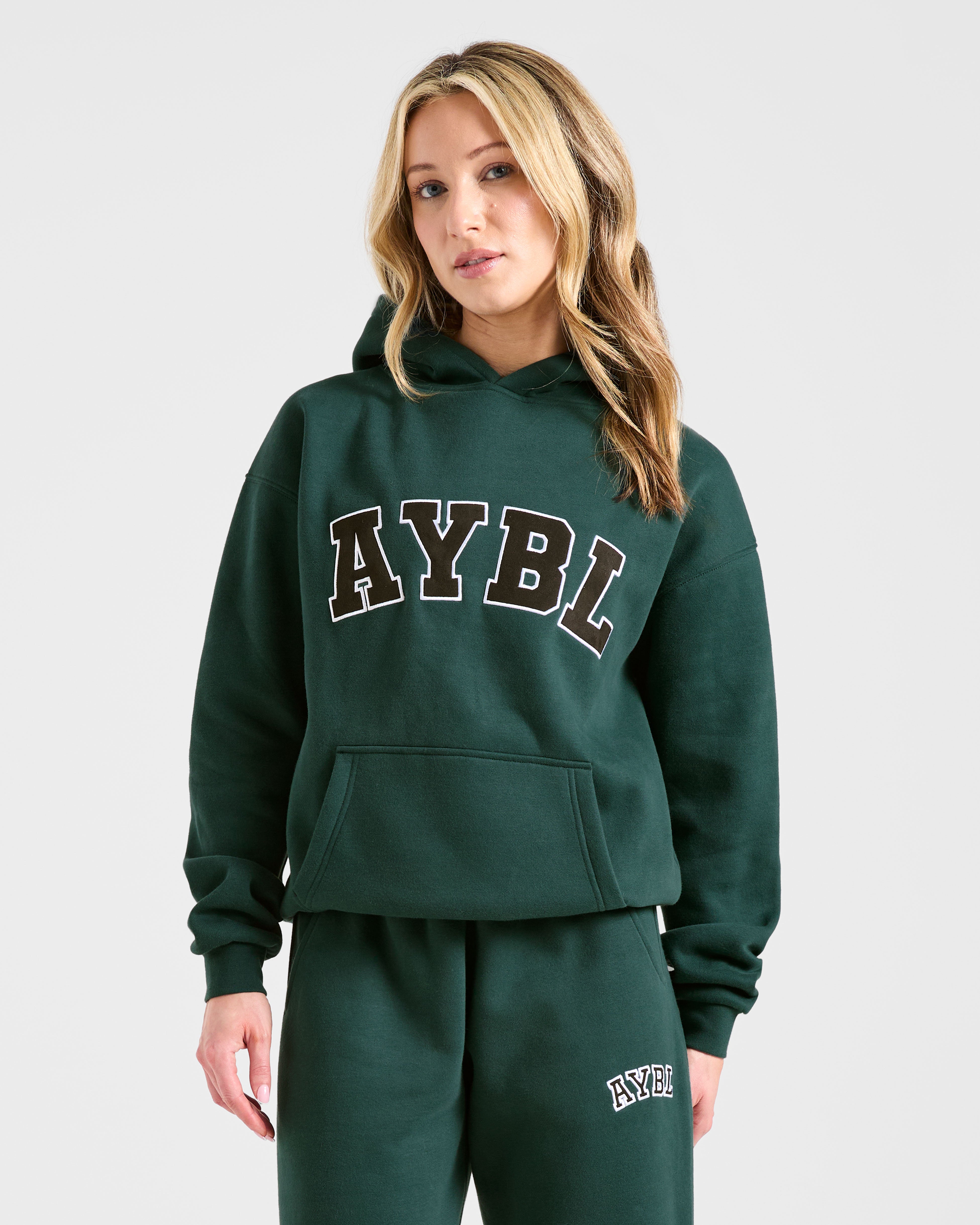 JD Varsity 2.0 Oversized Hoodie - Deep Forest (Copy)