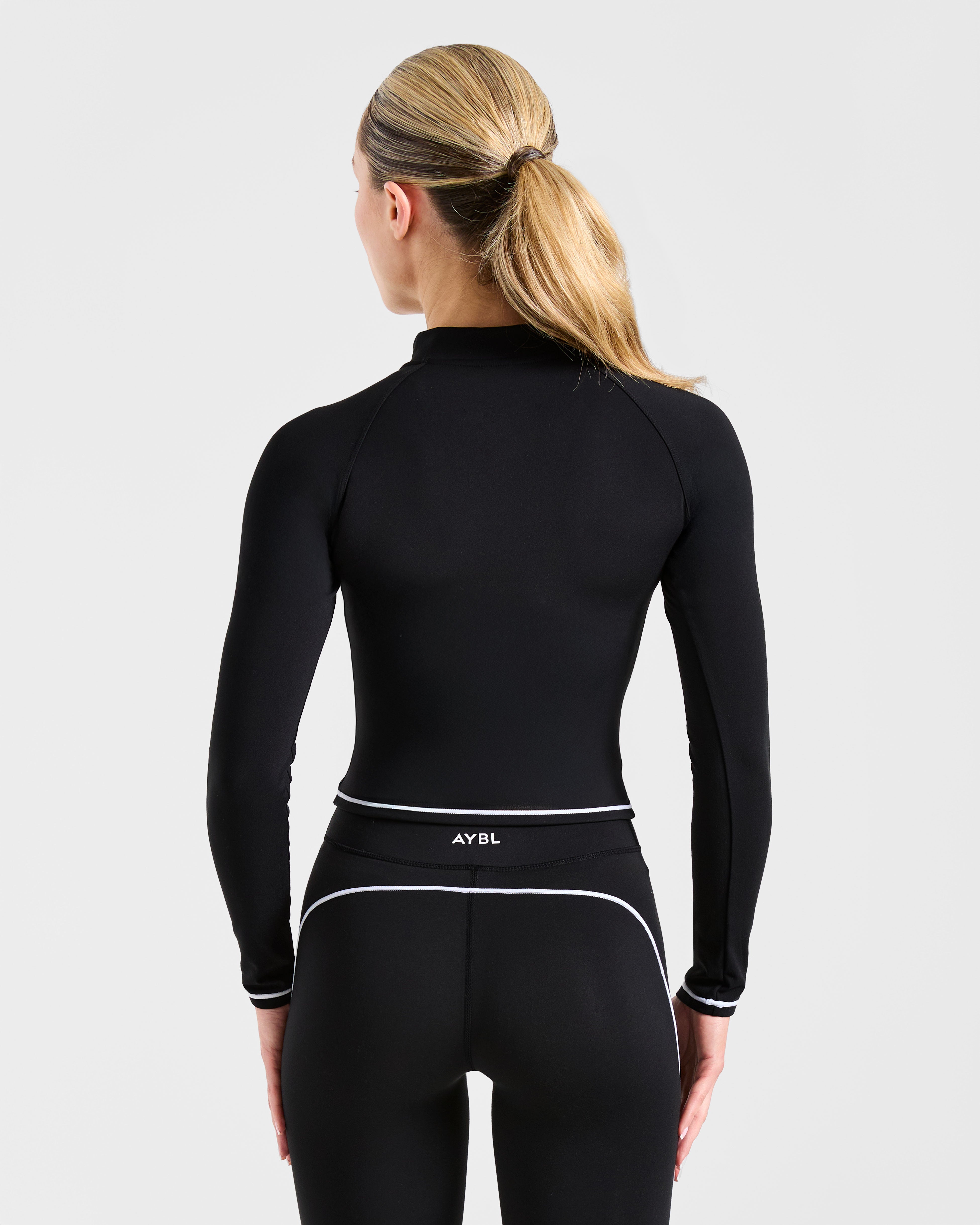 JD Form Zip Up Jacket - Black (Copy)