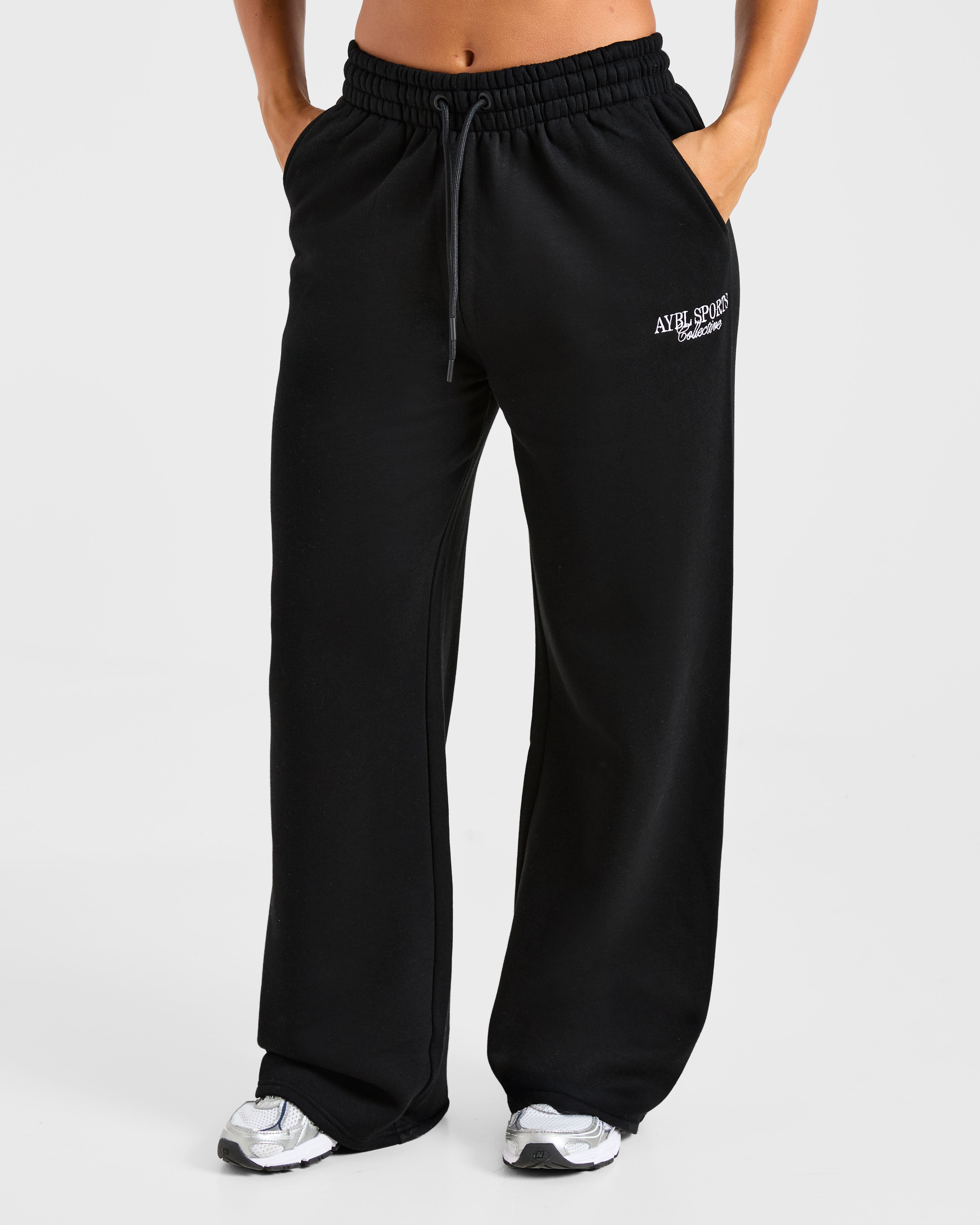 JD Sports Collective Oversized Straight Leg Joggers - Black (Copy)