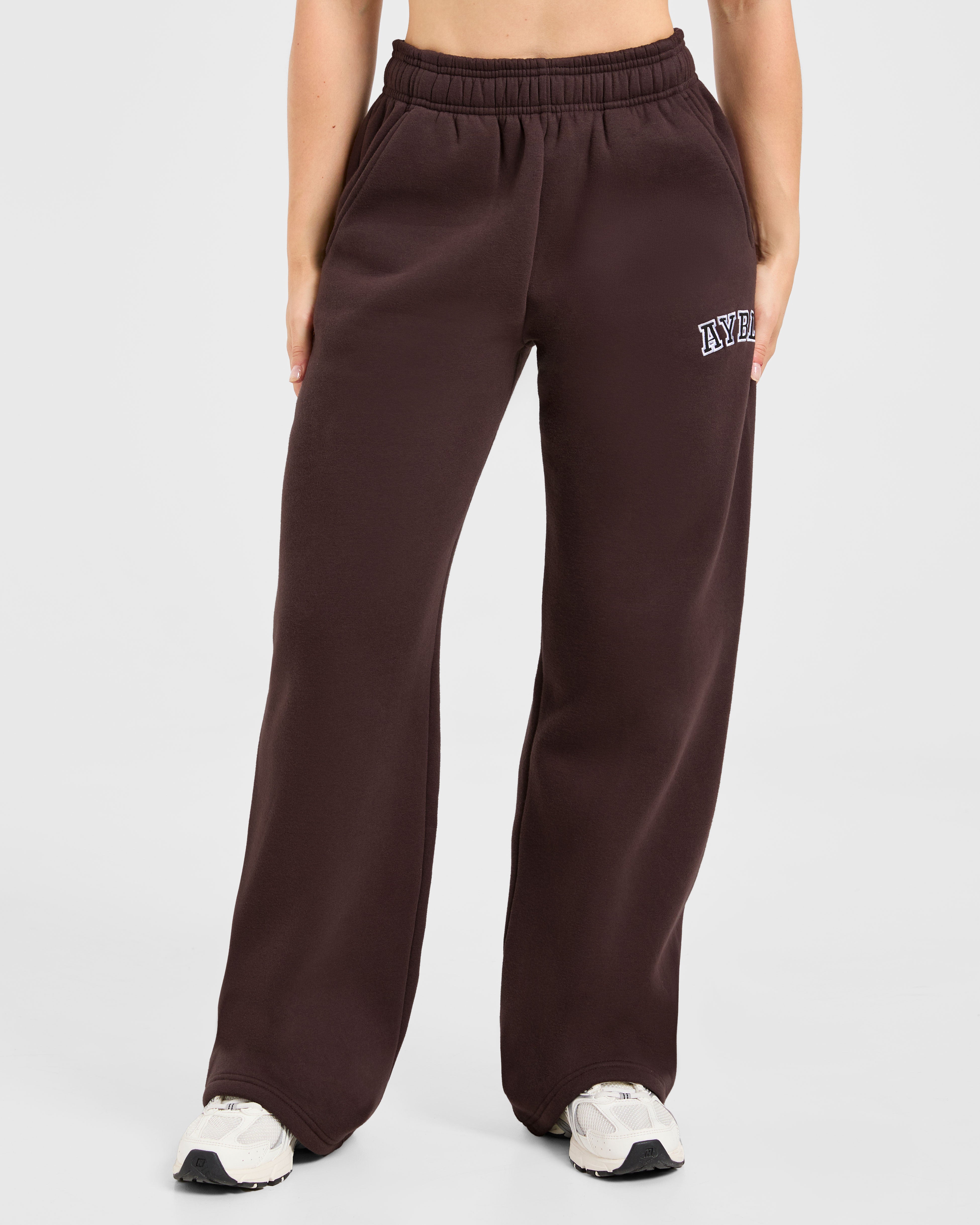 JD Varsity 2.0 Oversized Straight Leg Joggers - Cocoa Brown
