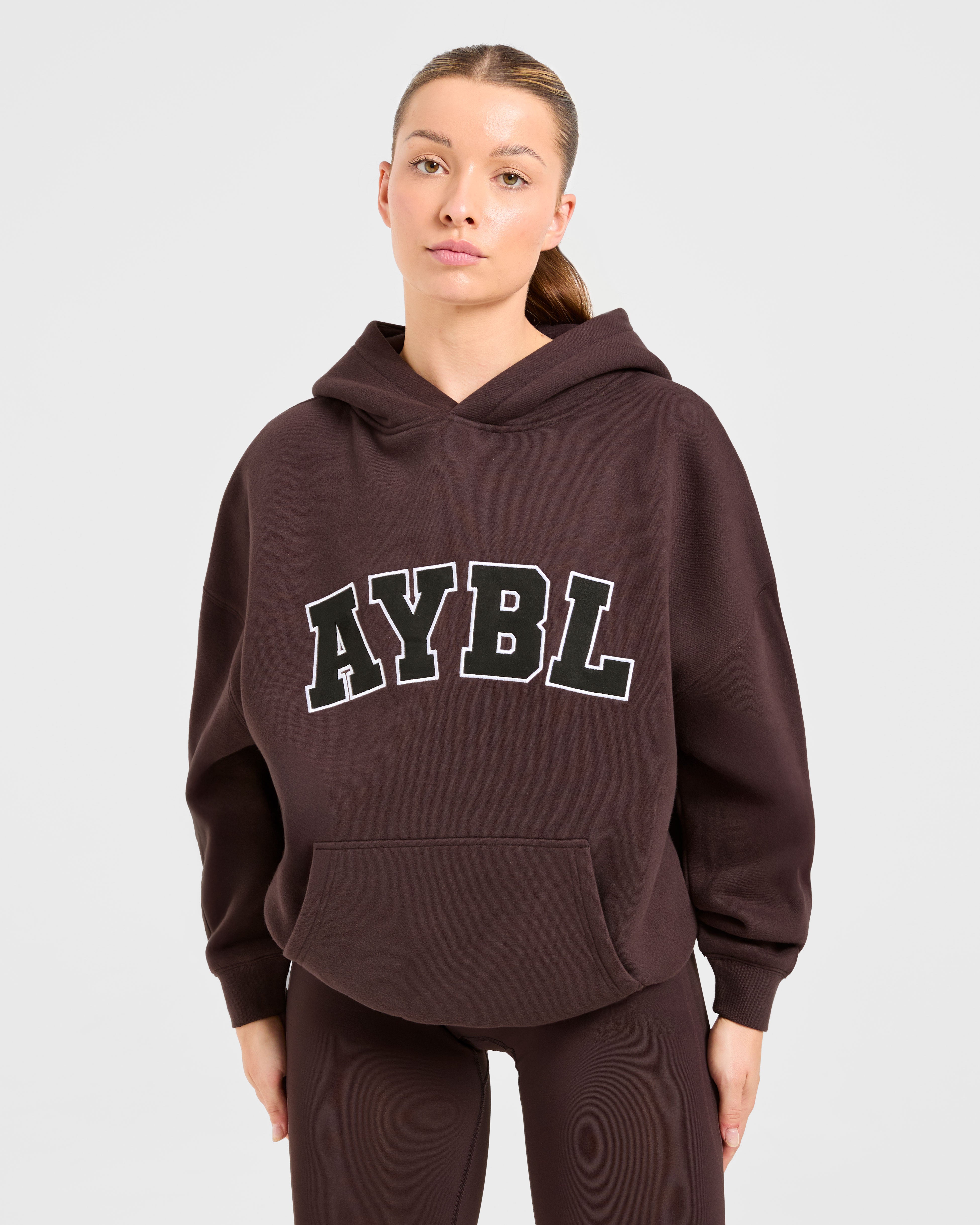 JD Varsity 2.0 Oversized Hoodie - Cocoa Brown