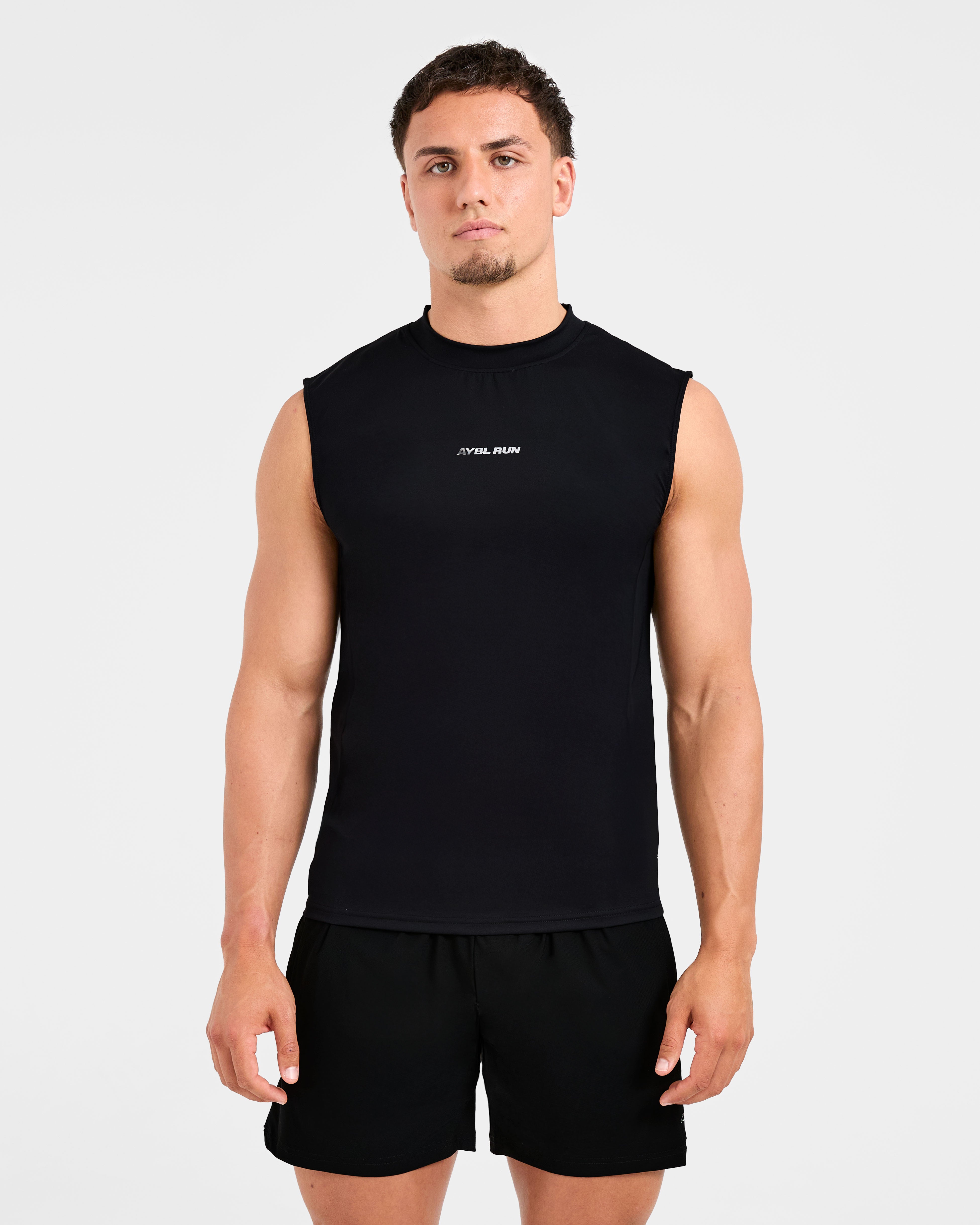 Run Slim Tank - Black
