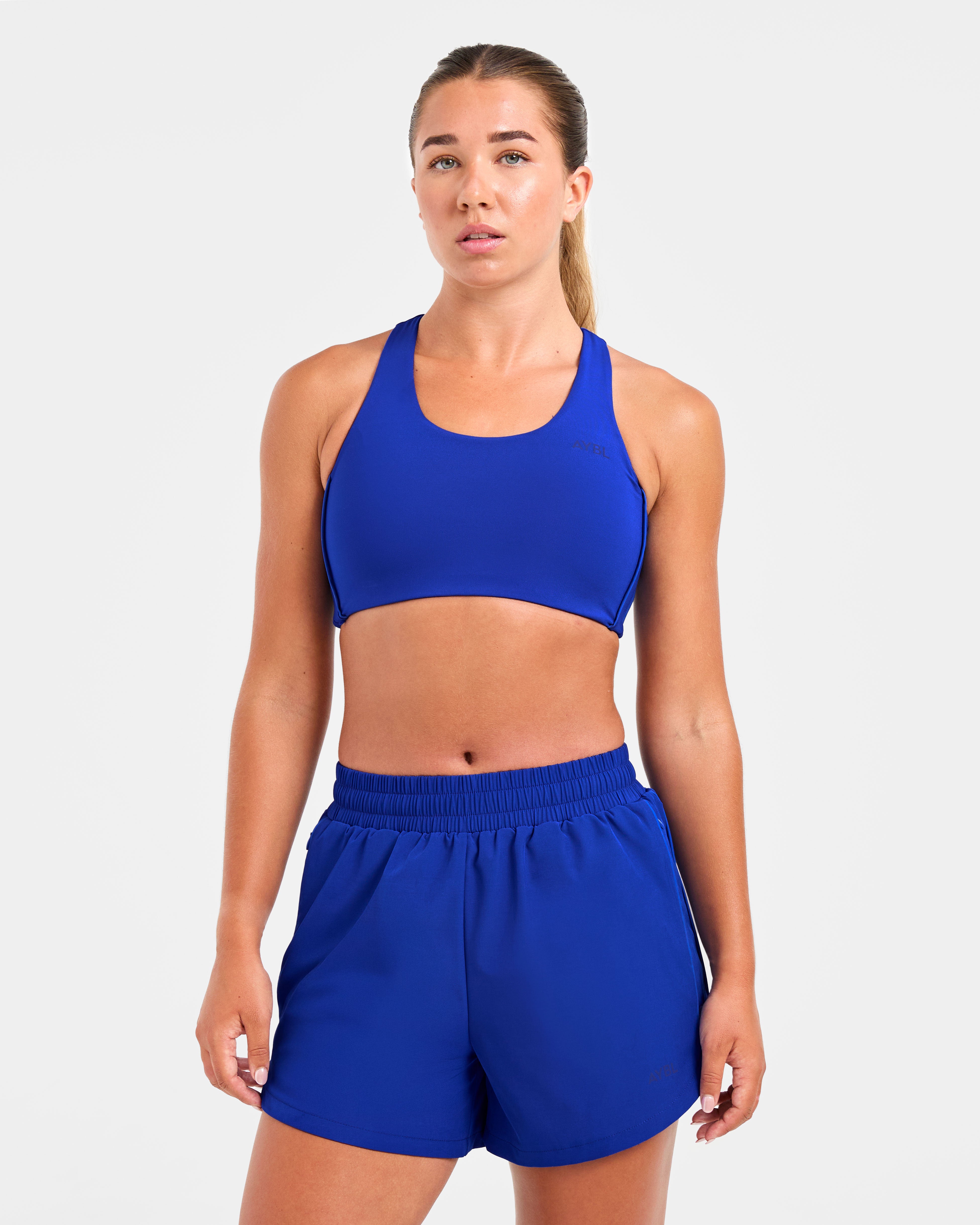 Run Sports Bra - Cobalt
