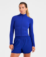 Run Zip Jacket - Cobalt
