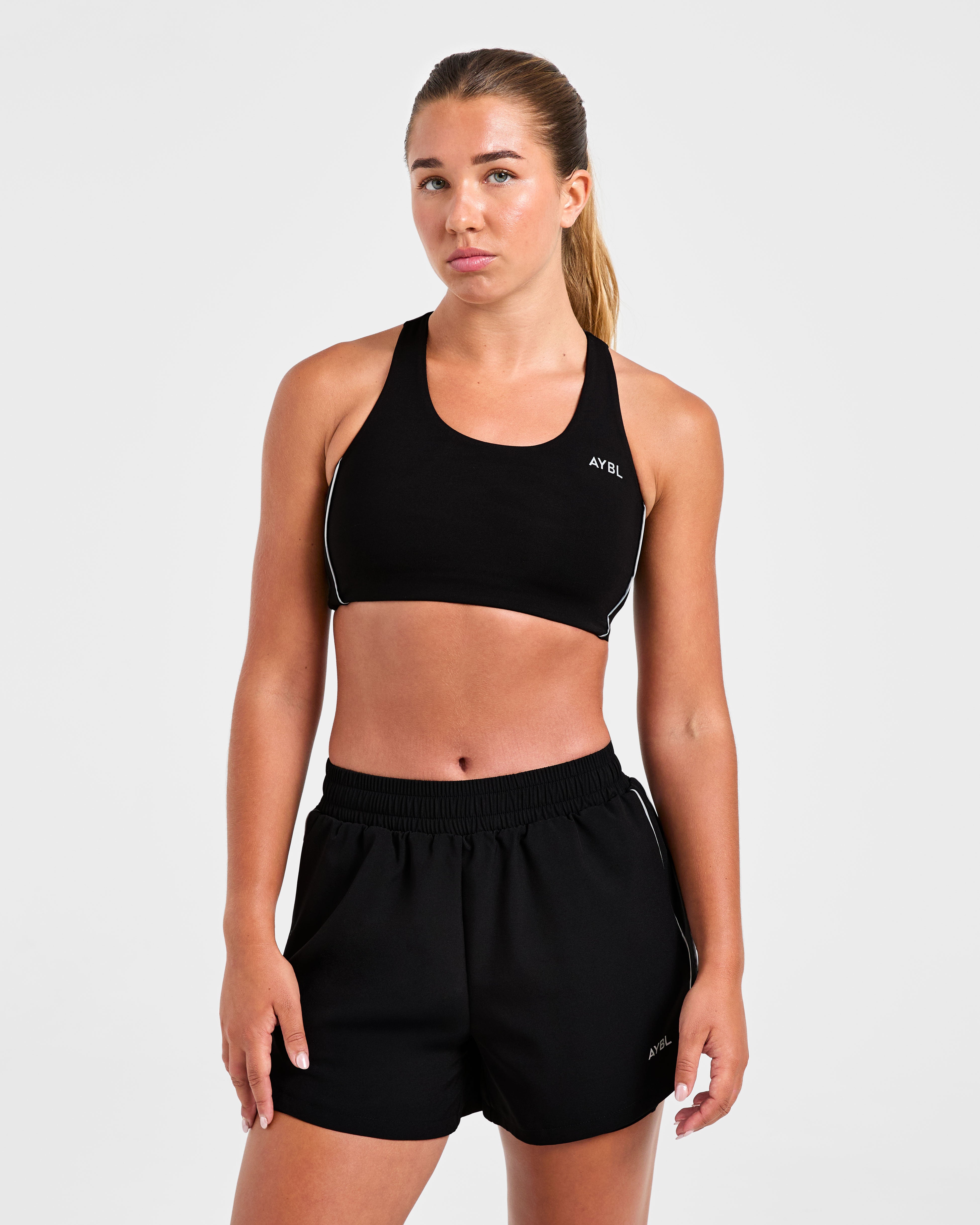 Run Sports Bra - Black