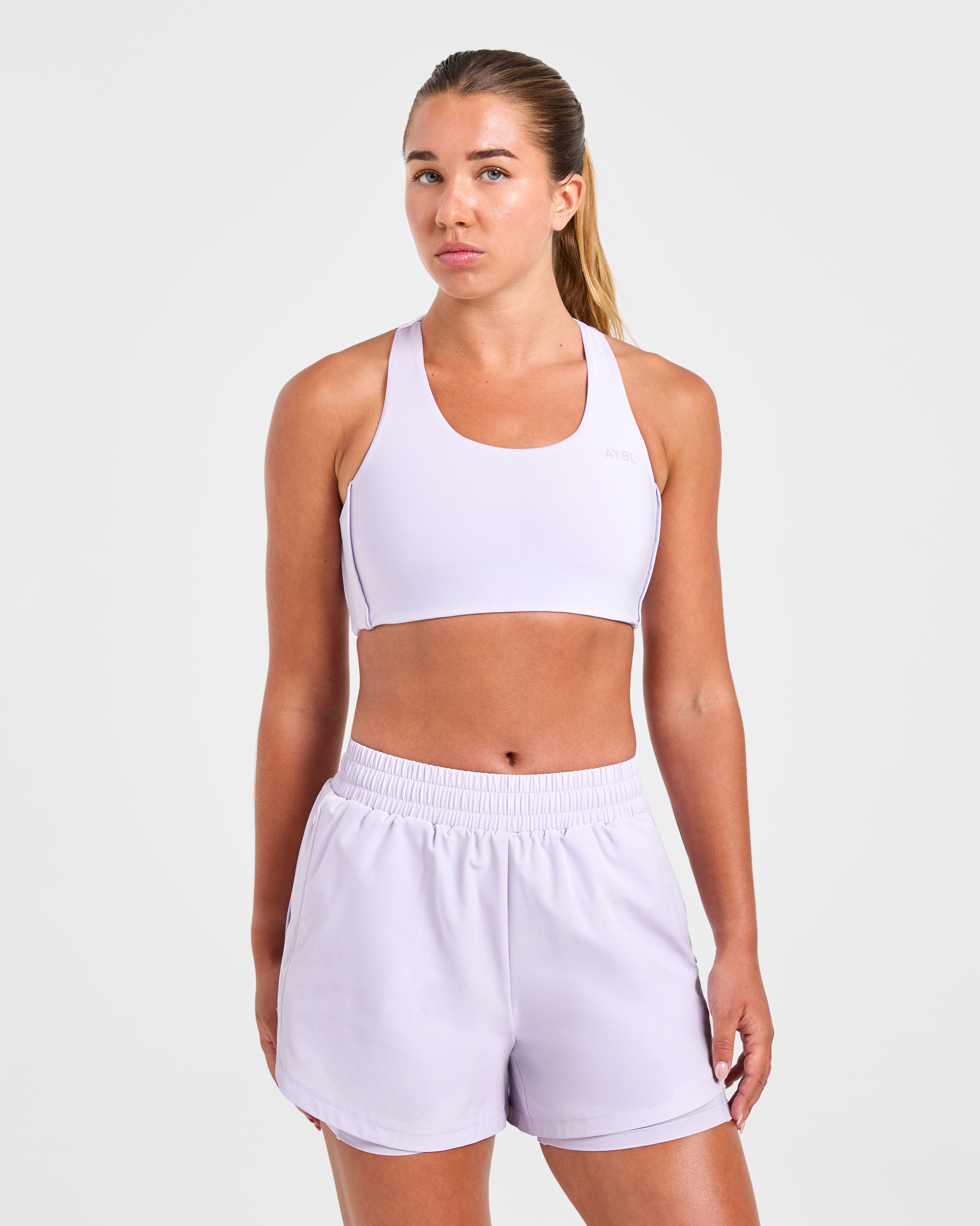 Run Sports Bra - Ice Lilac
