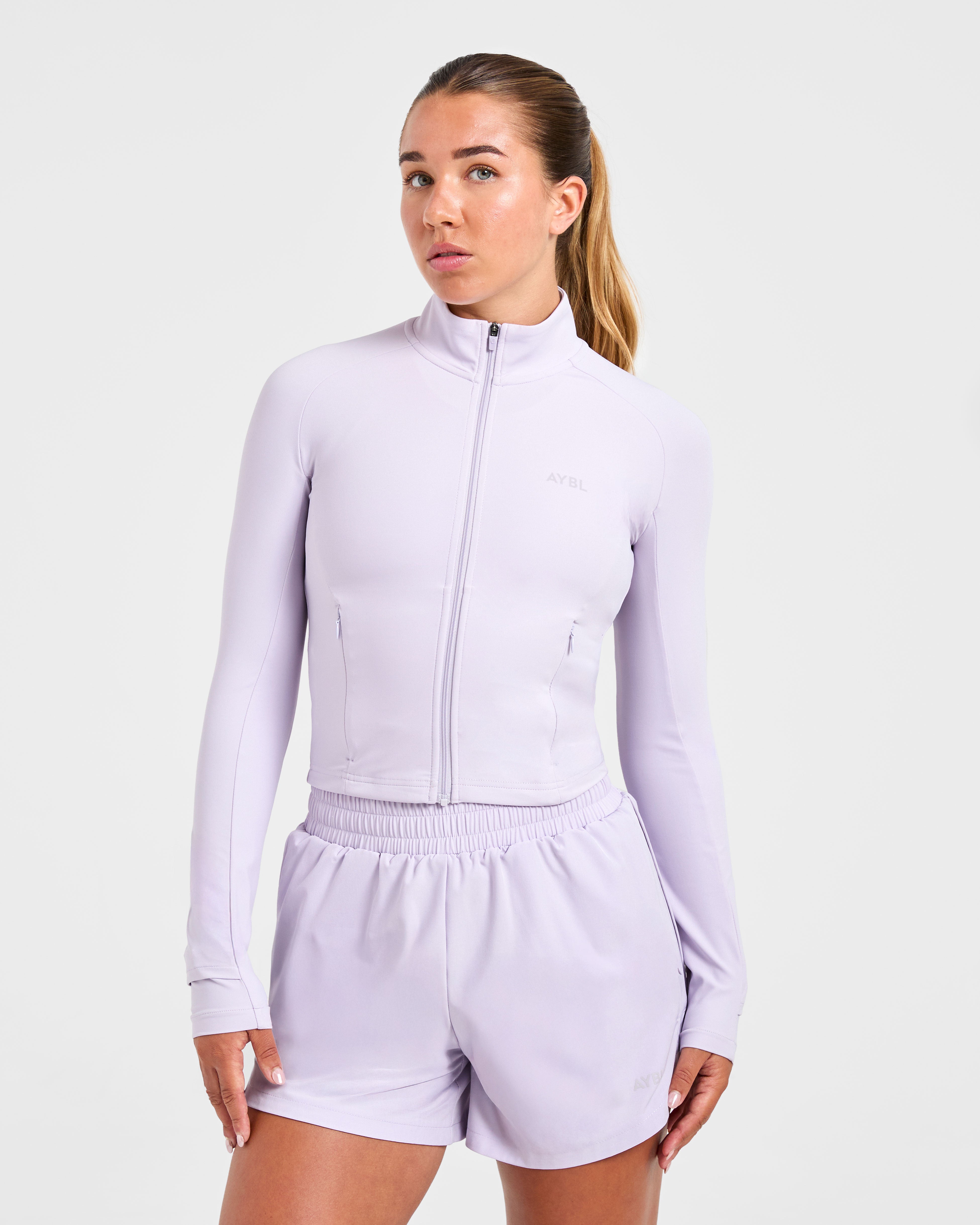 Run Zip Jacket - Ice Lilac