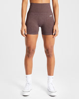 Empower Seamless Shorts - Brown Marl - aybldev