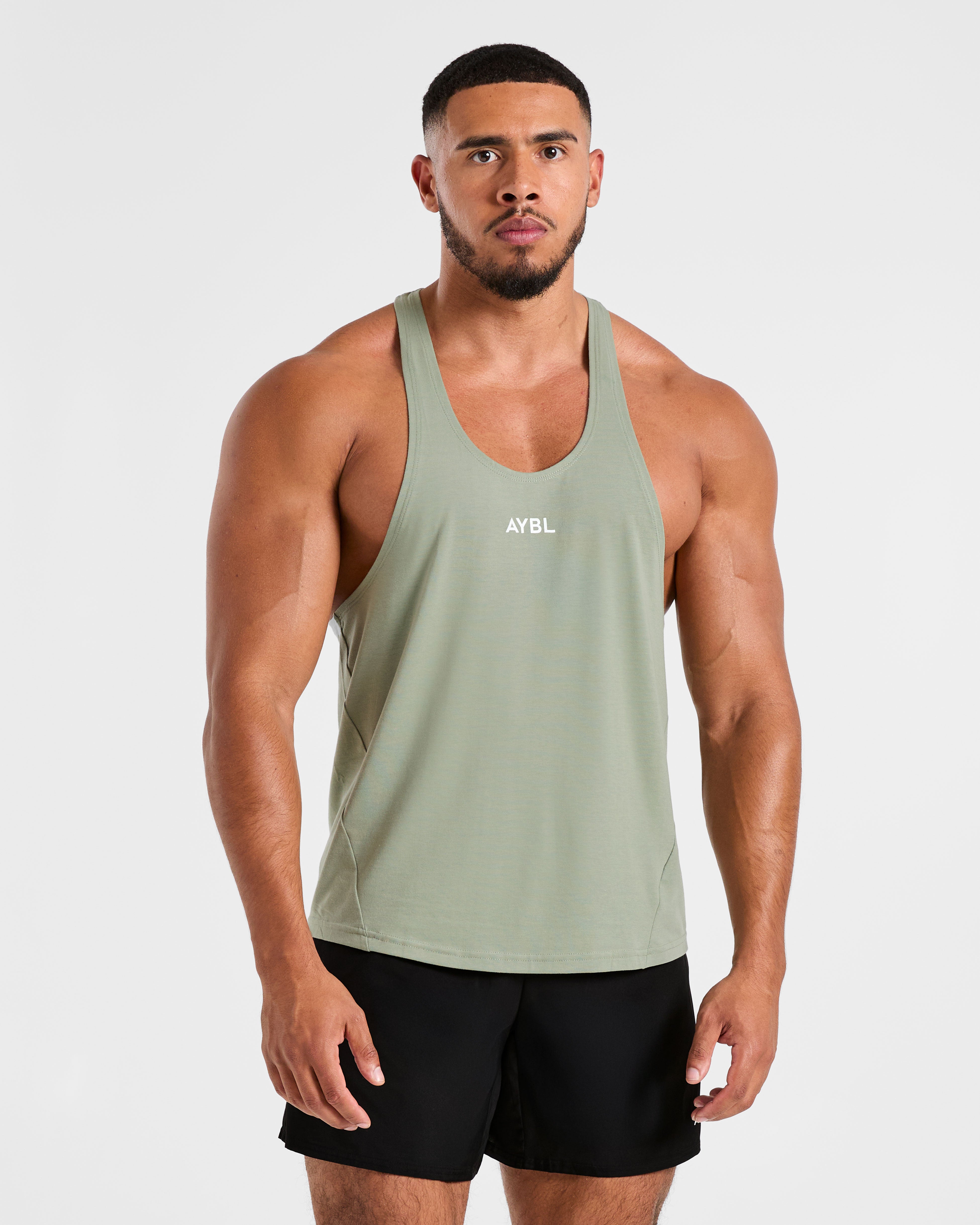 Essential Stringer - Muted Green