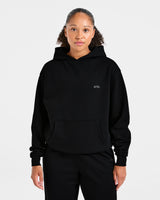 Lifestyle Oversized Hoodie - Black