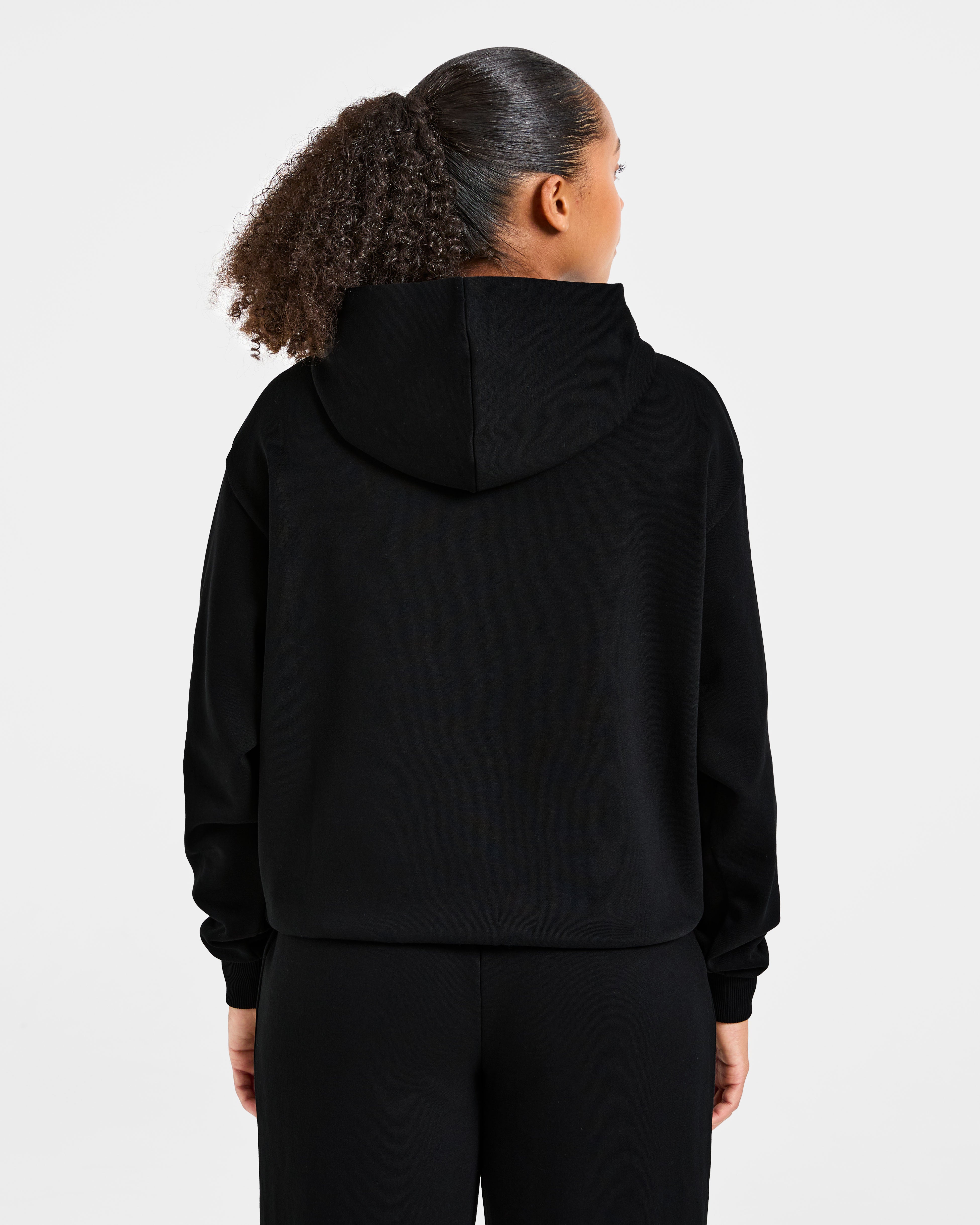 Lifestyle Oversized Hoodie - Black