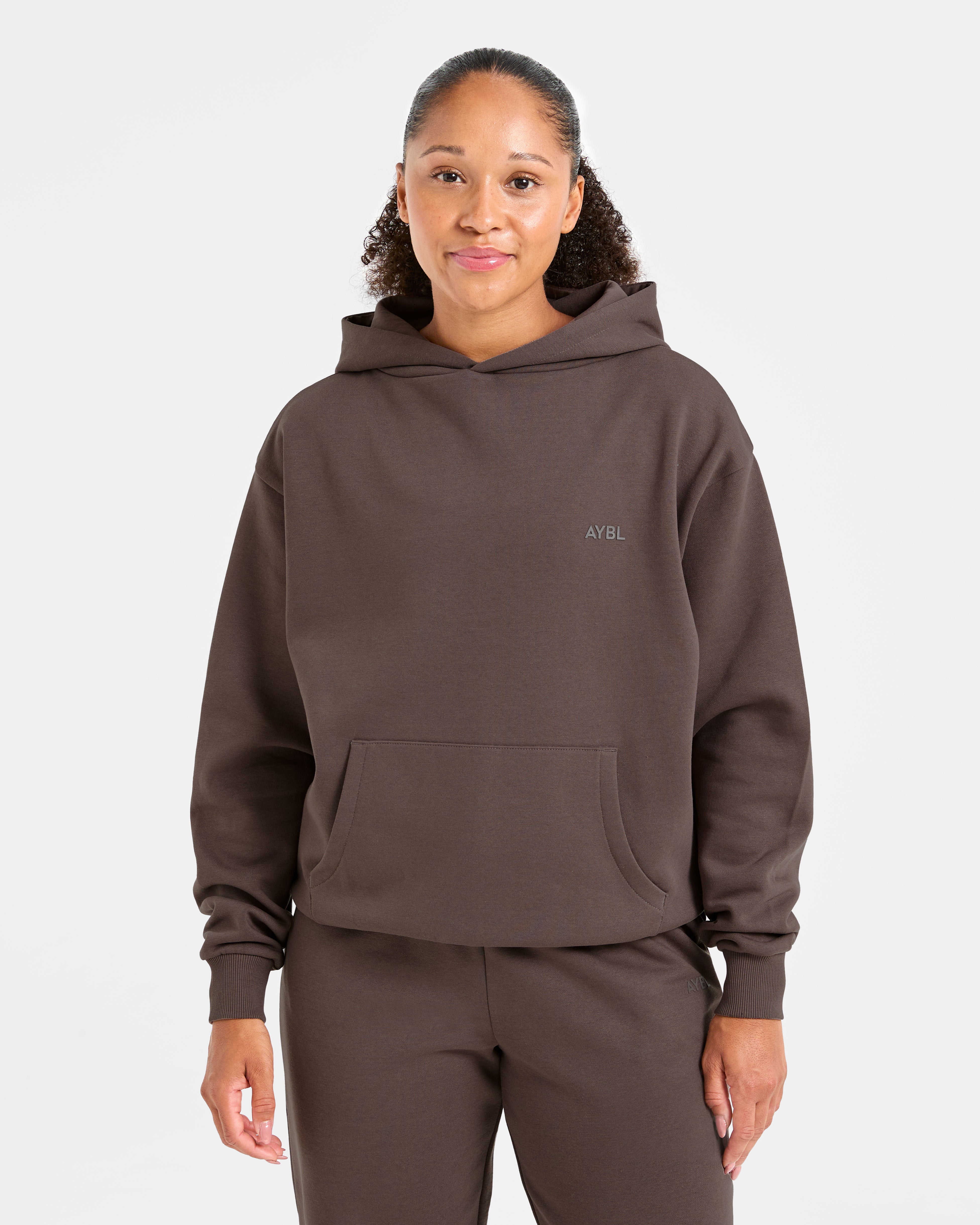 Lifestyle Oversized Hoodie - Umber Brown