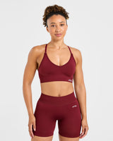Adapt Seamless Sports Bra - Autumn Red