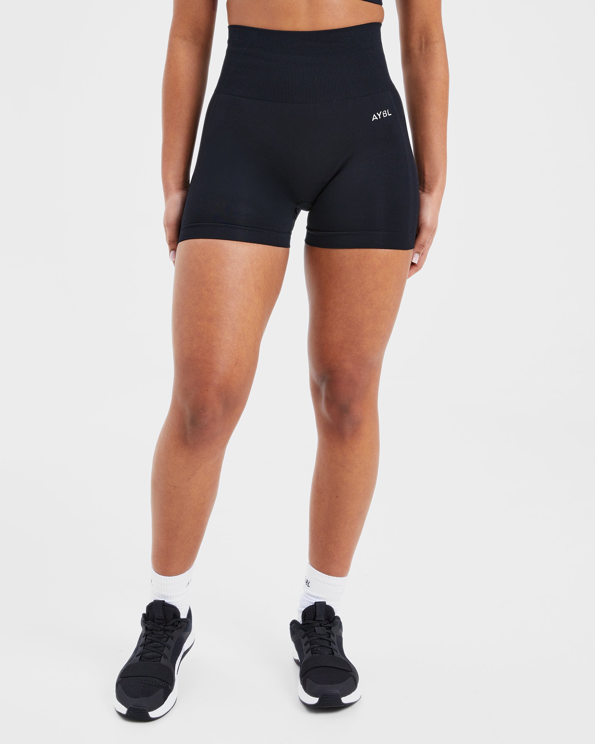 Empower naadloze short - zwart