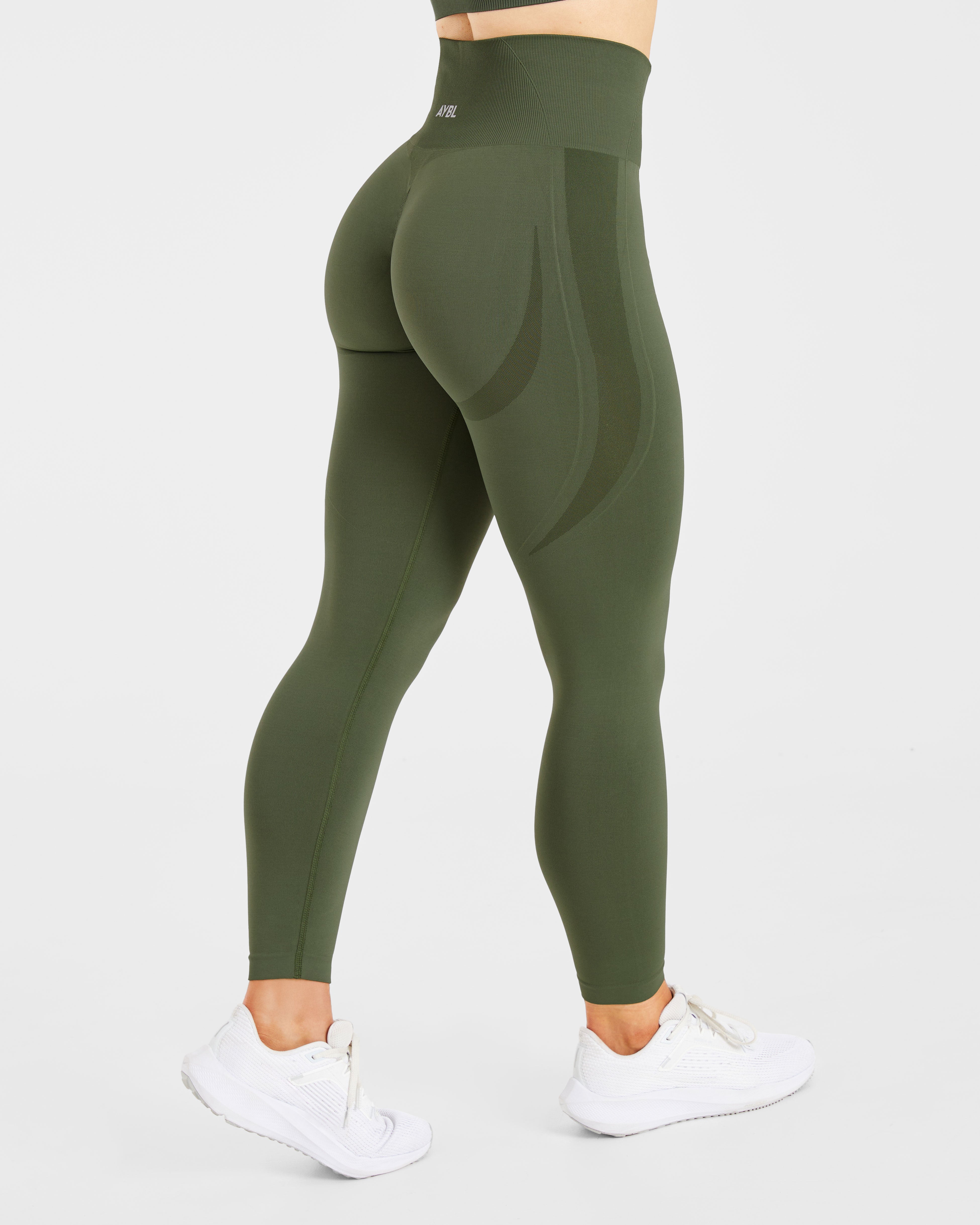 Legging sans couture Empower - Vert Kaki