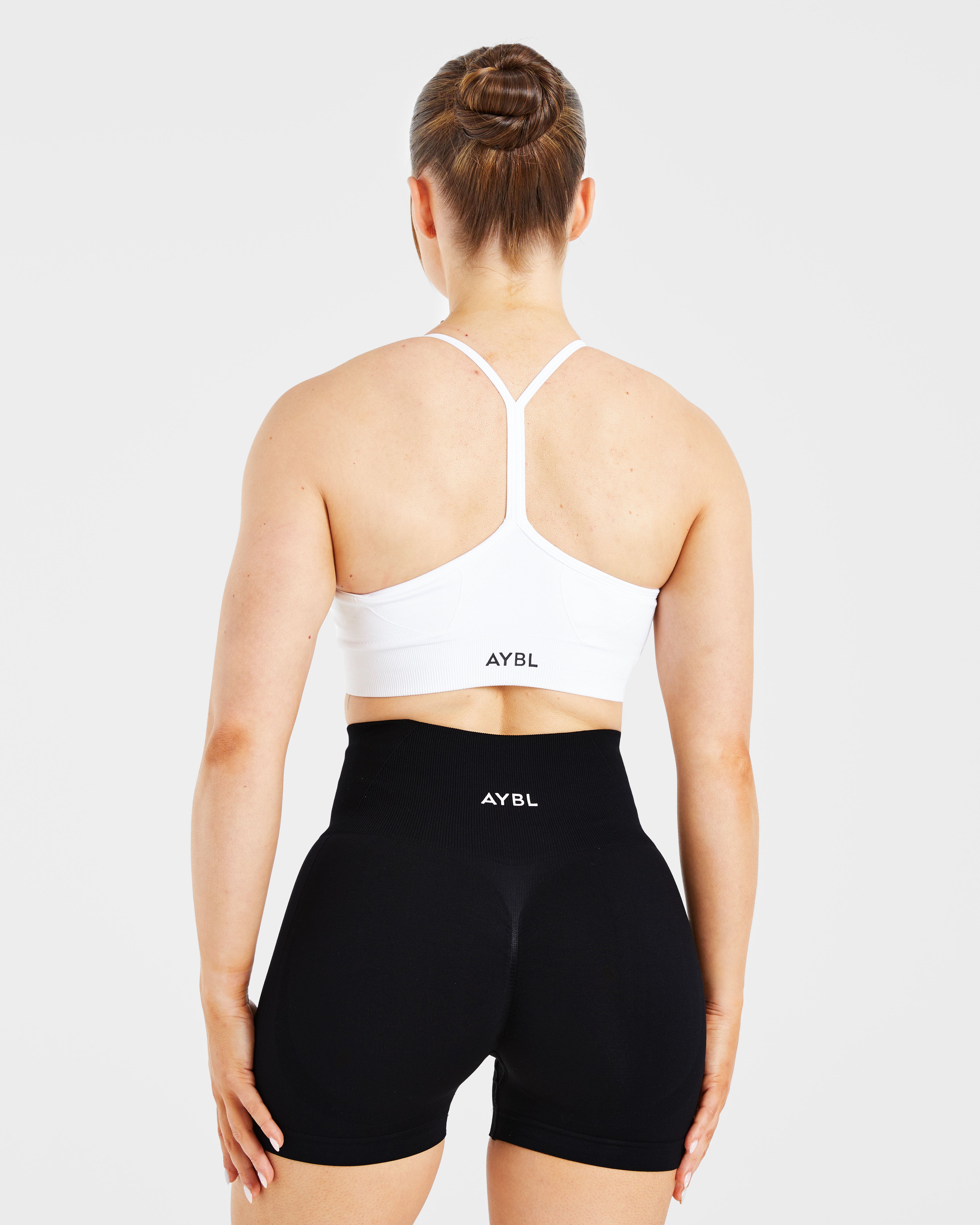 Empower Seamless Sports Bra - White
