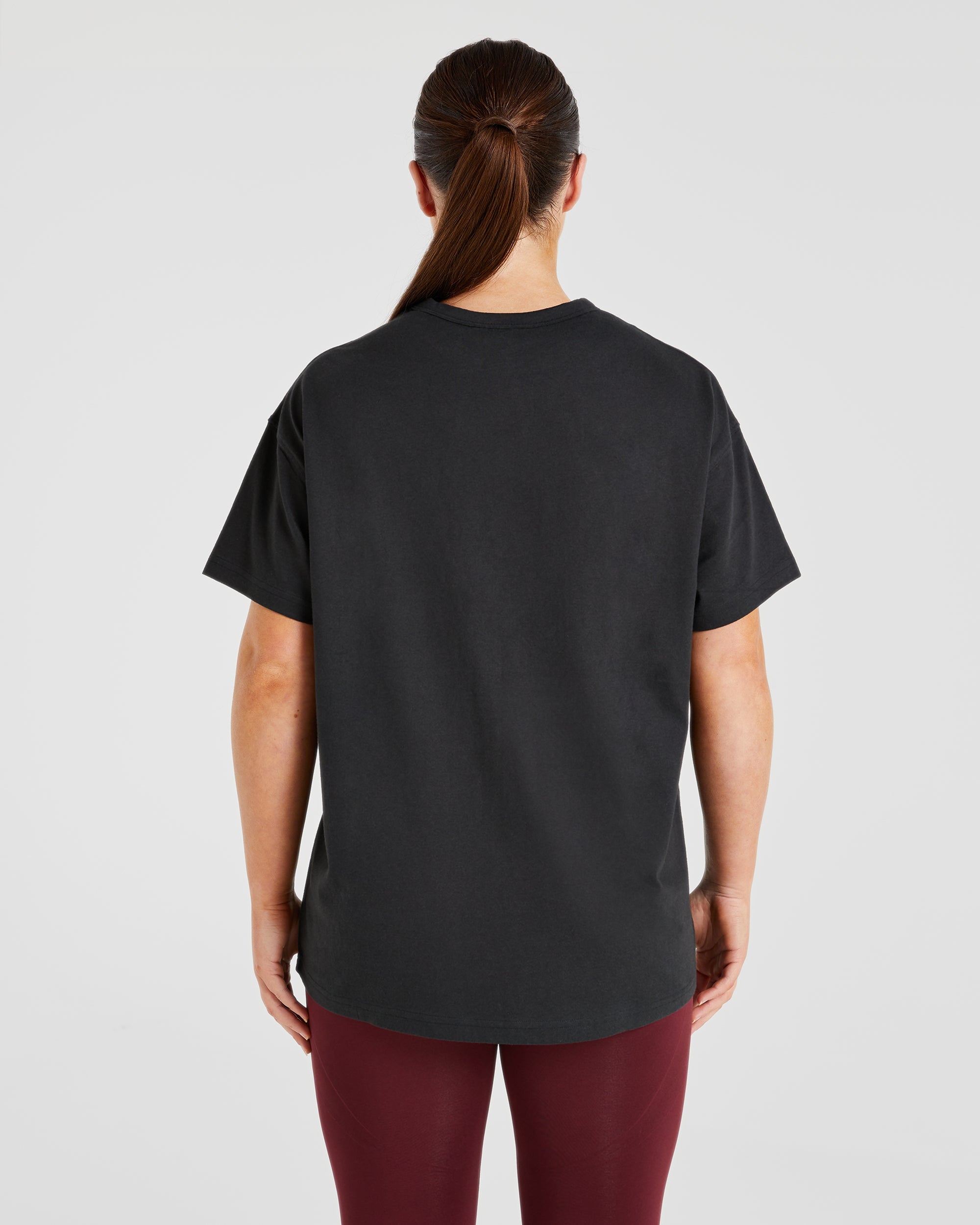 AYBL Calligraphy Oversized T Shirt - Black