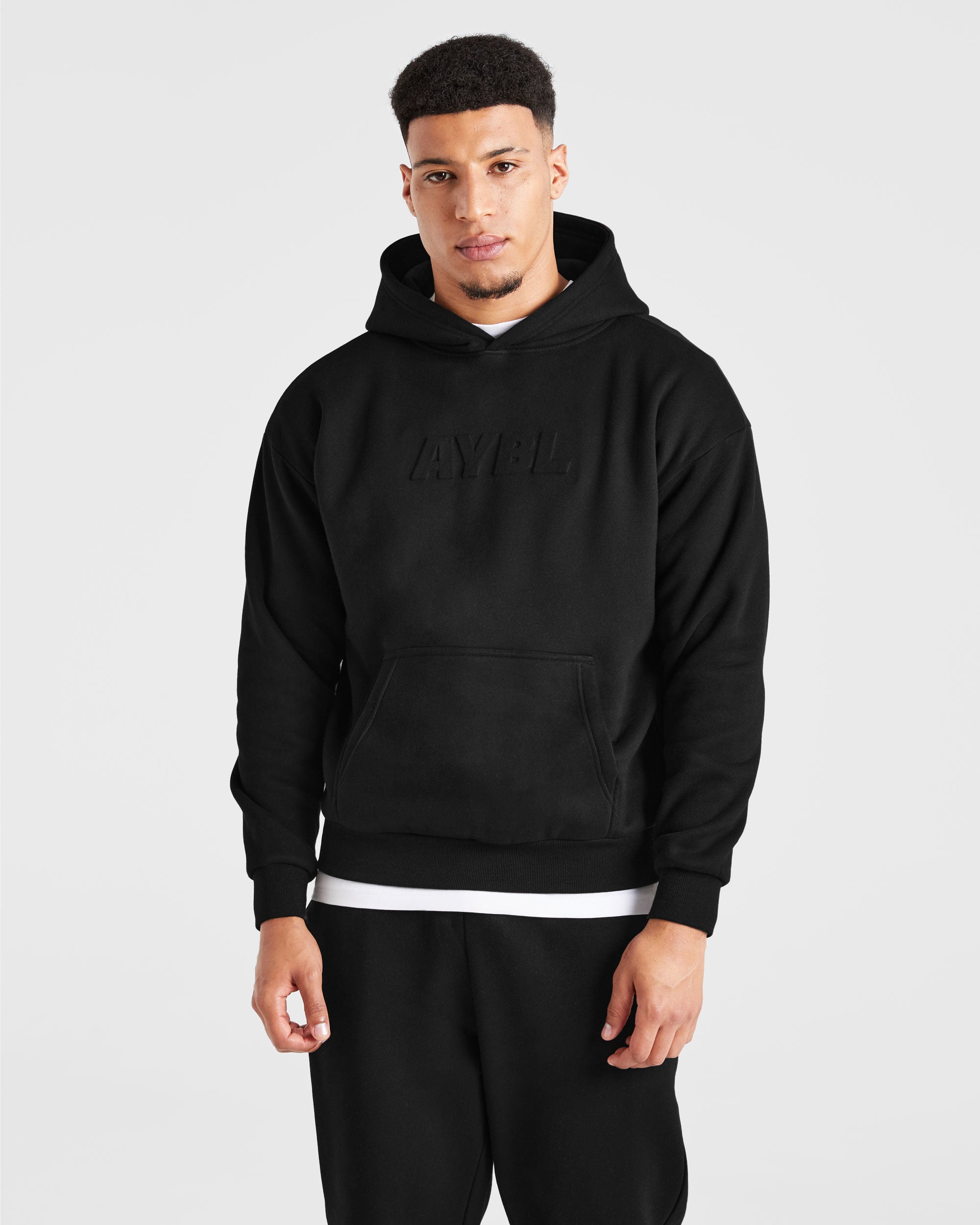 Etched Hoodie - Black