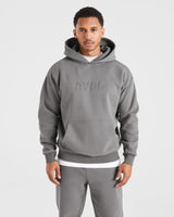 Etched Hoodie - Steel Grey
