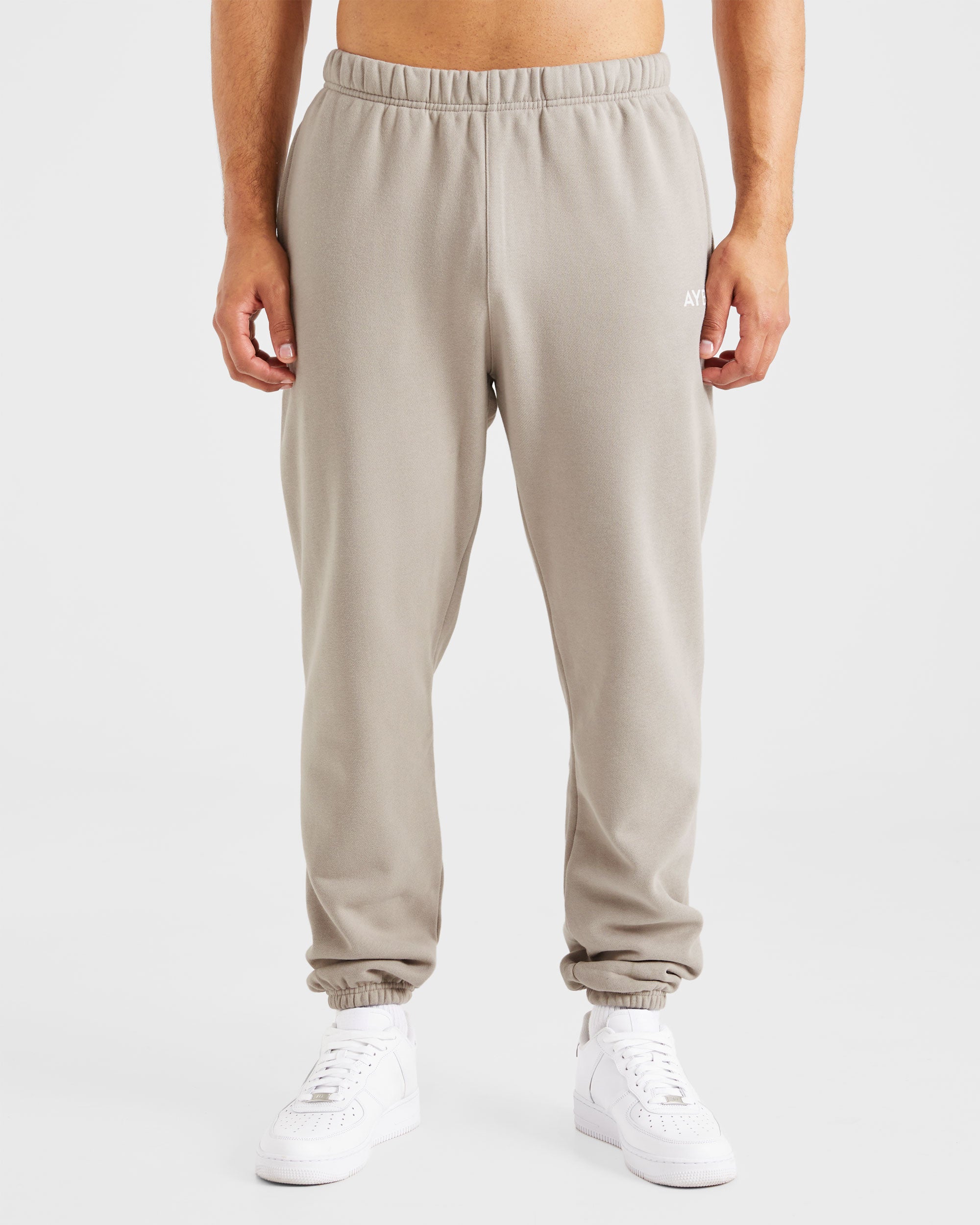 Essential Oversized Joggers - Stone