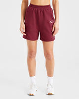 Courtside Shorts - Summer Cherry