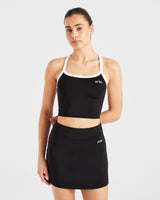 Courtside Tank Top - Black